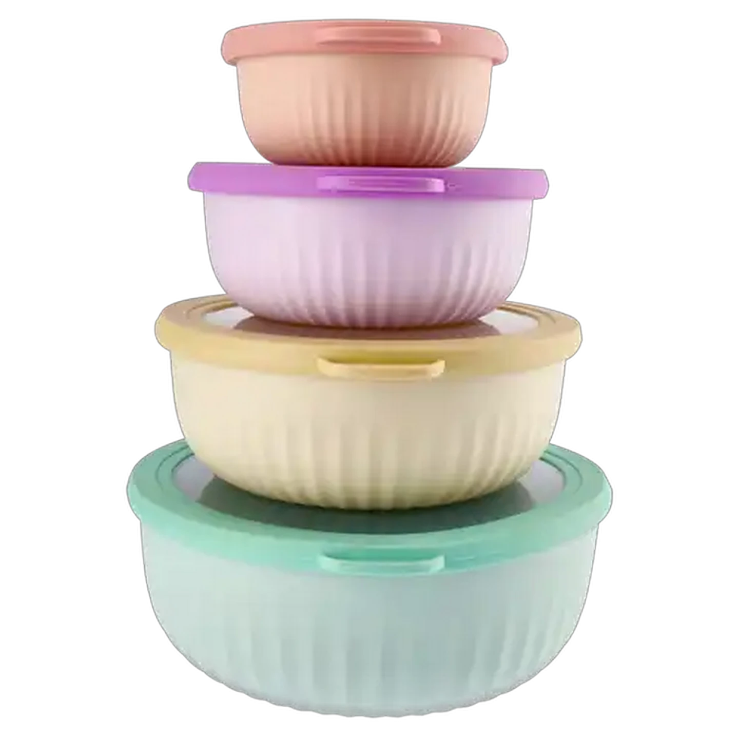 Image of Gelin Round Salad Container Set 4-Piece