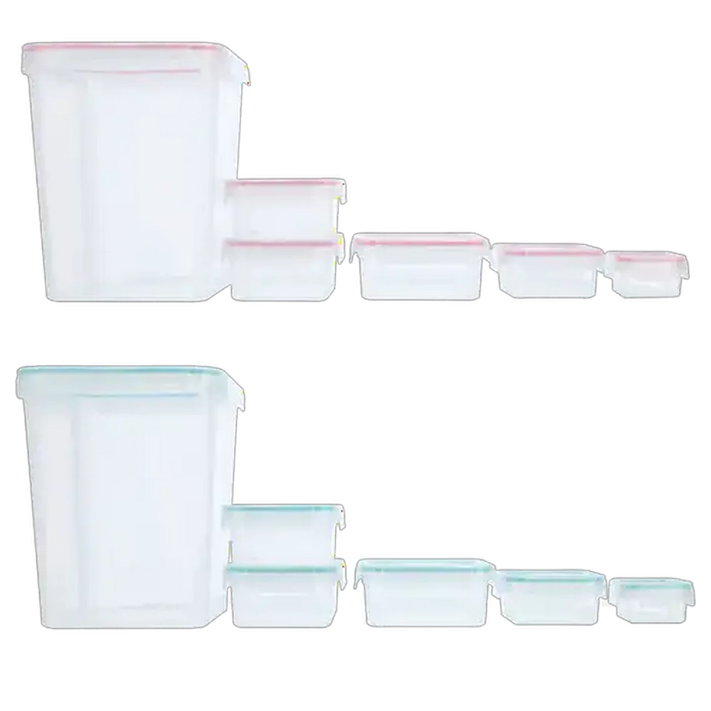 Image of Food Storage Container Set 9 Piece (Colour May Vary)