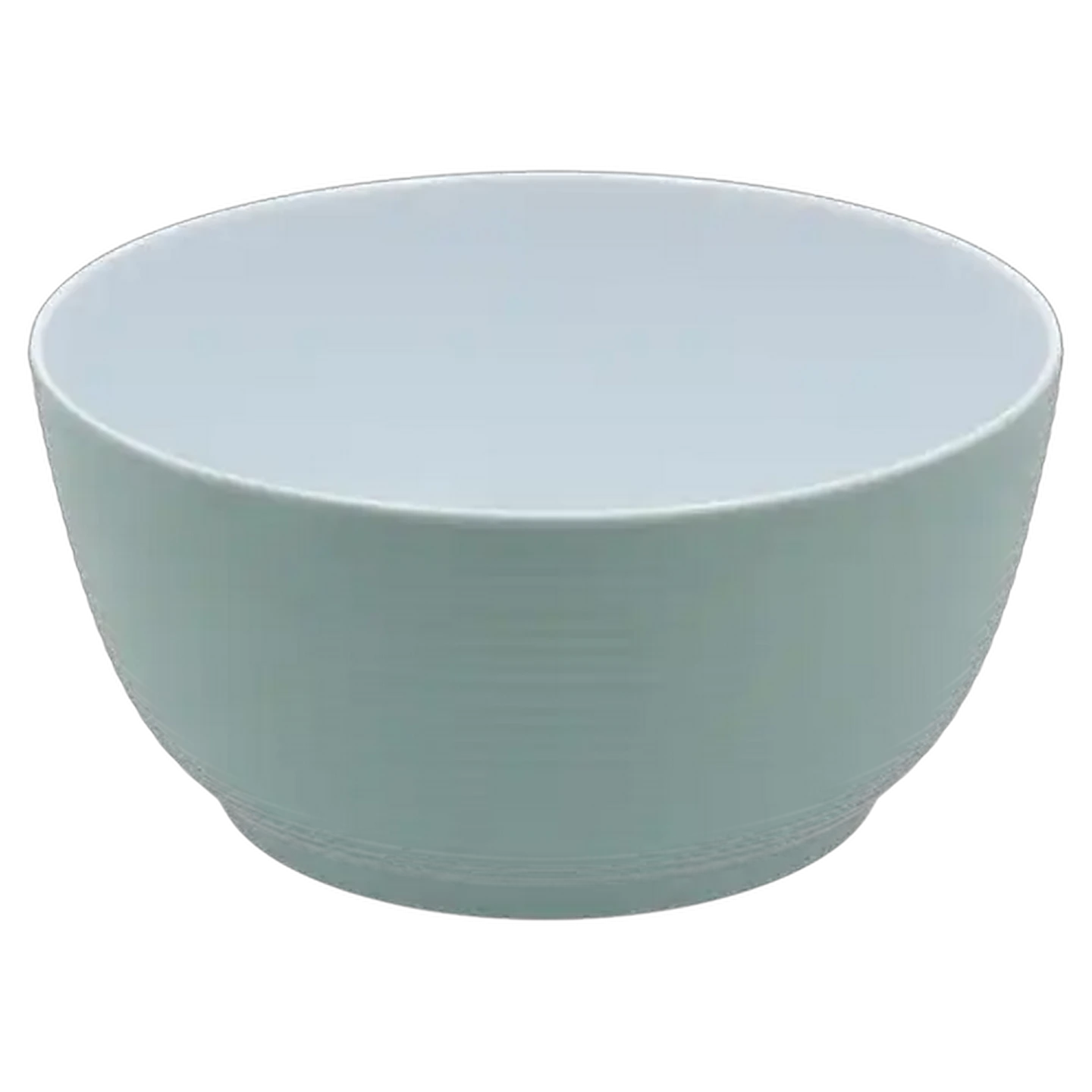 Image of Earth Tone Blue Melamine Salad Bowl