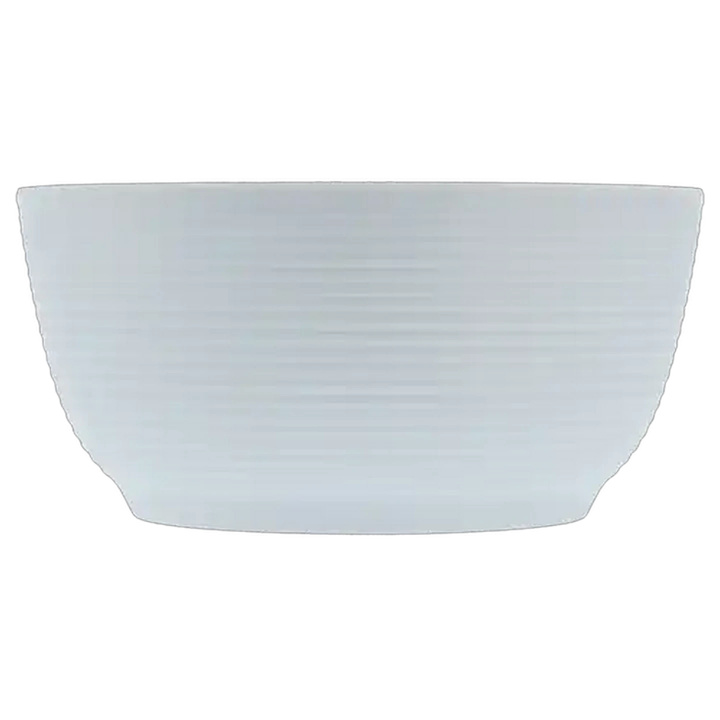 Image of Earth Tone White Melamine Salad Bowl