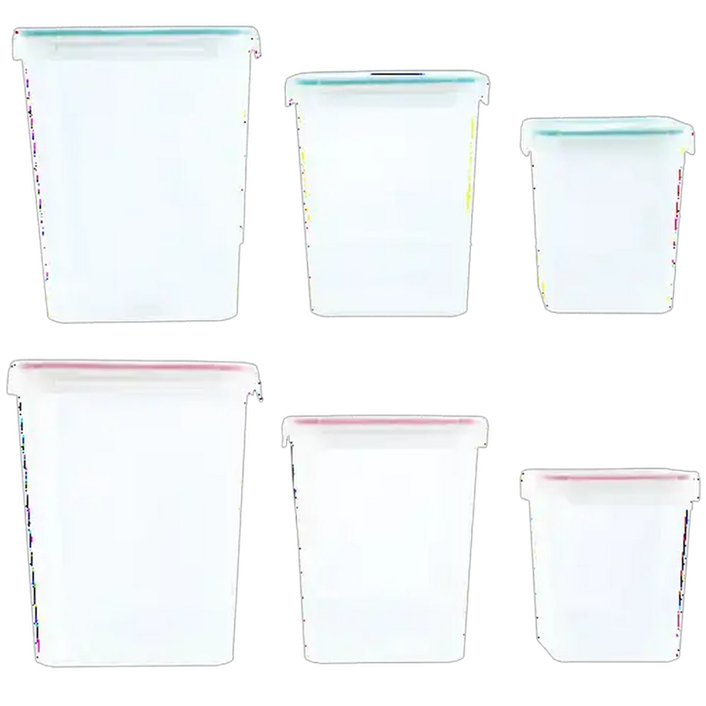 Image of Food Storage Container Set 3 Piece (Colour May Vary)