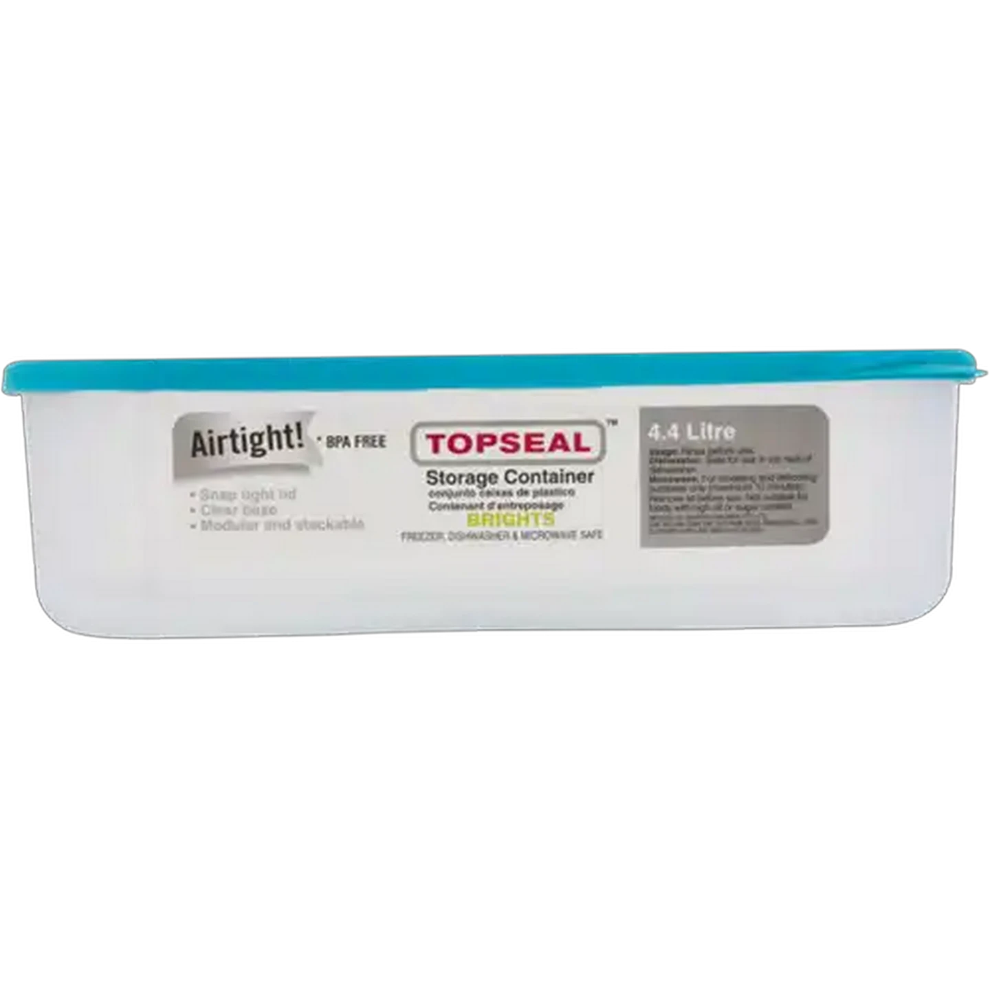 Image of Topseal Brights Storage Container 4.4L (Colour May Vary)