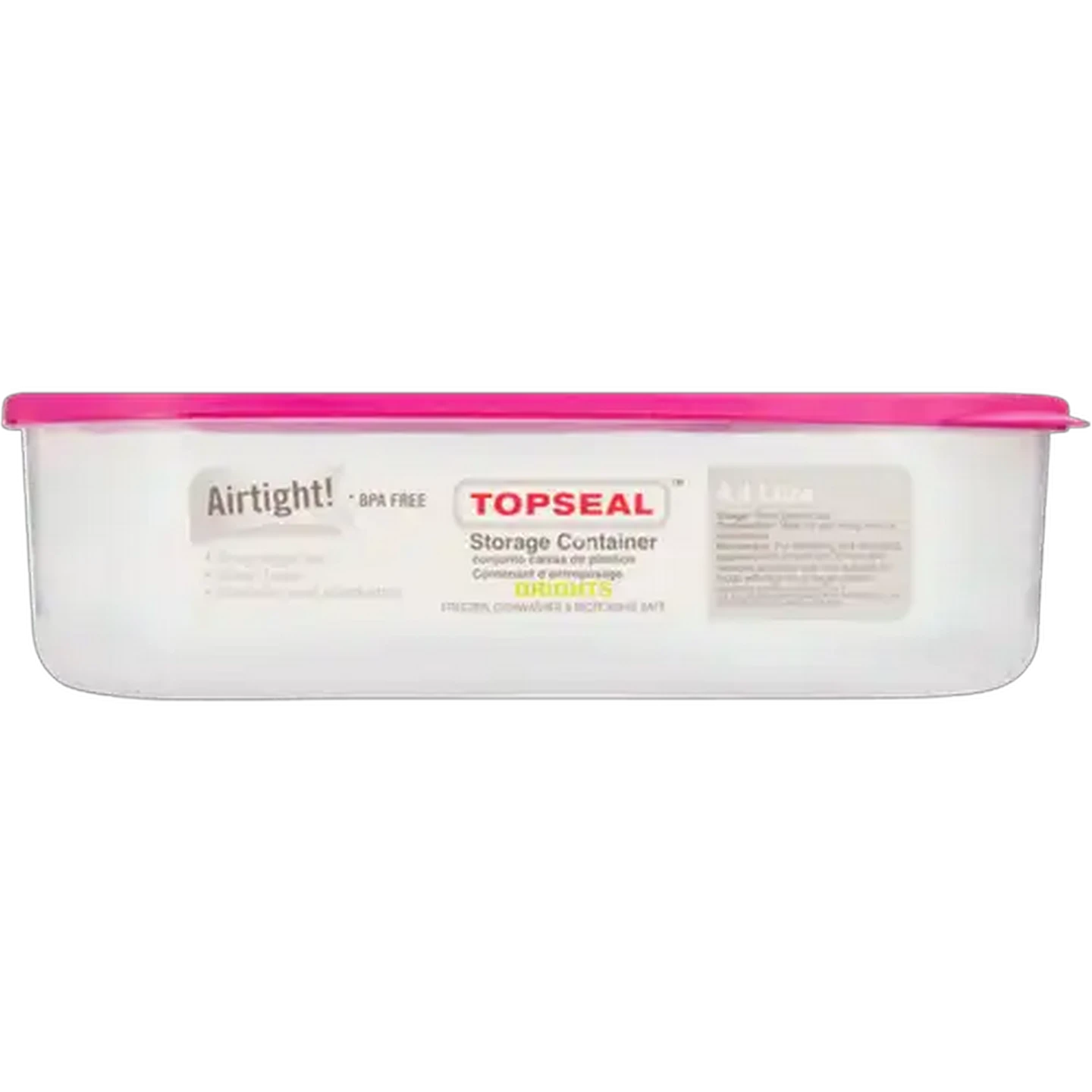 Image of Topseal Brights Storage Container 4.4L (Colour May Vary)