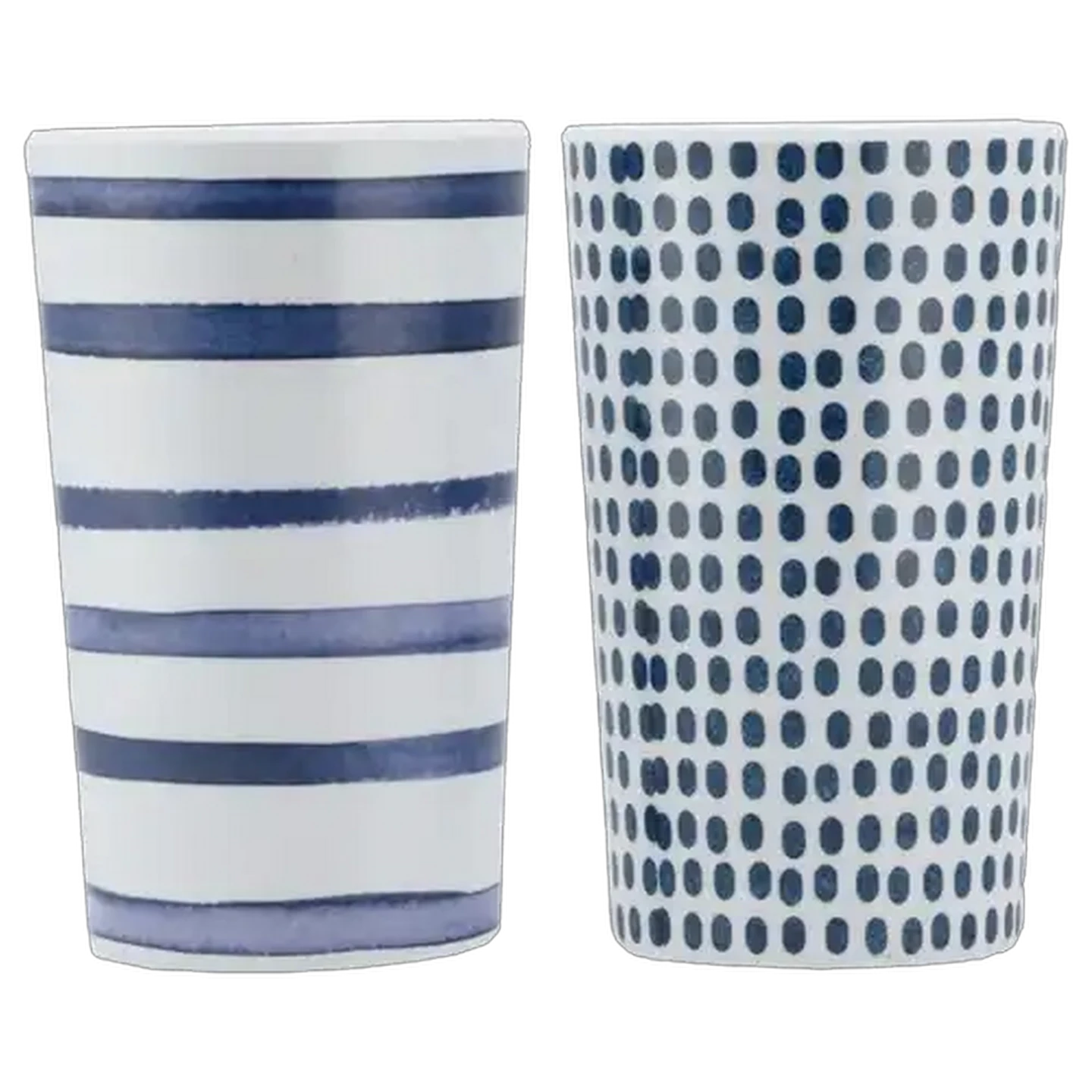Image of Melamine Mix Beach House Blue Tumbler (Design May Vary)