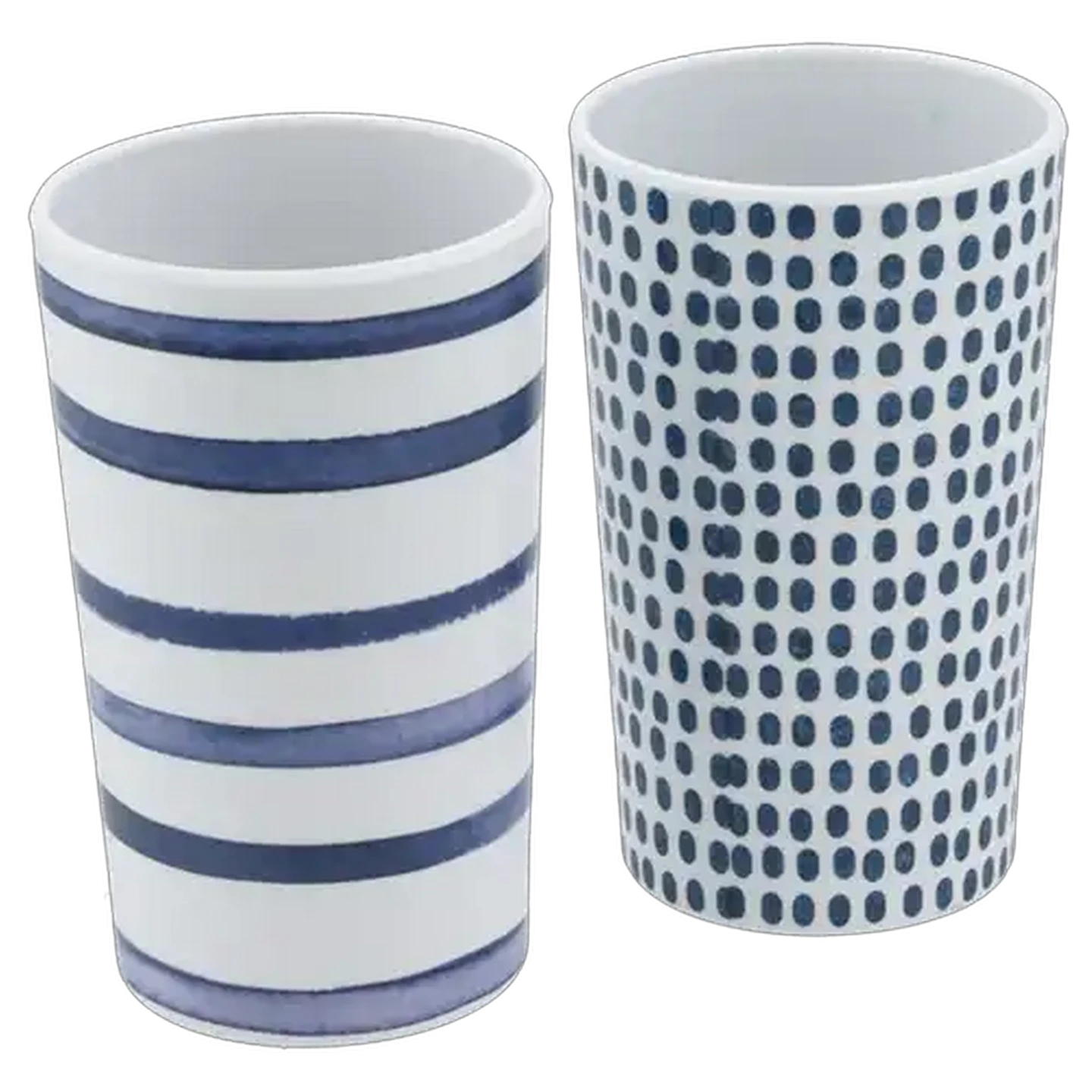 Image of Melamine Mix Beach House Blue Tumbler (Design May Vary)