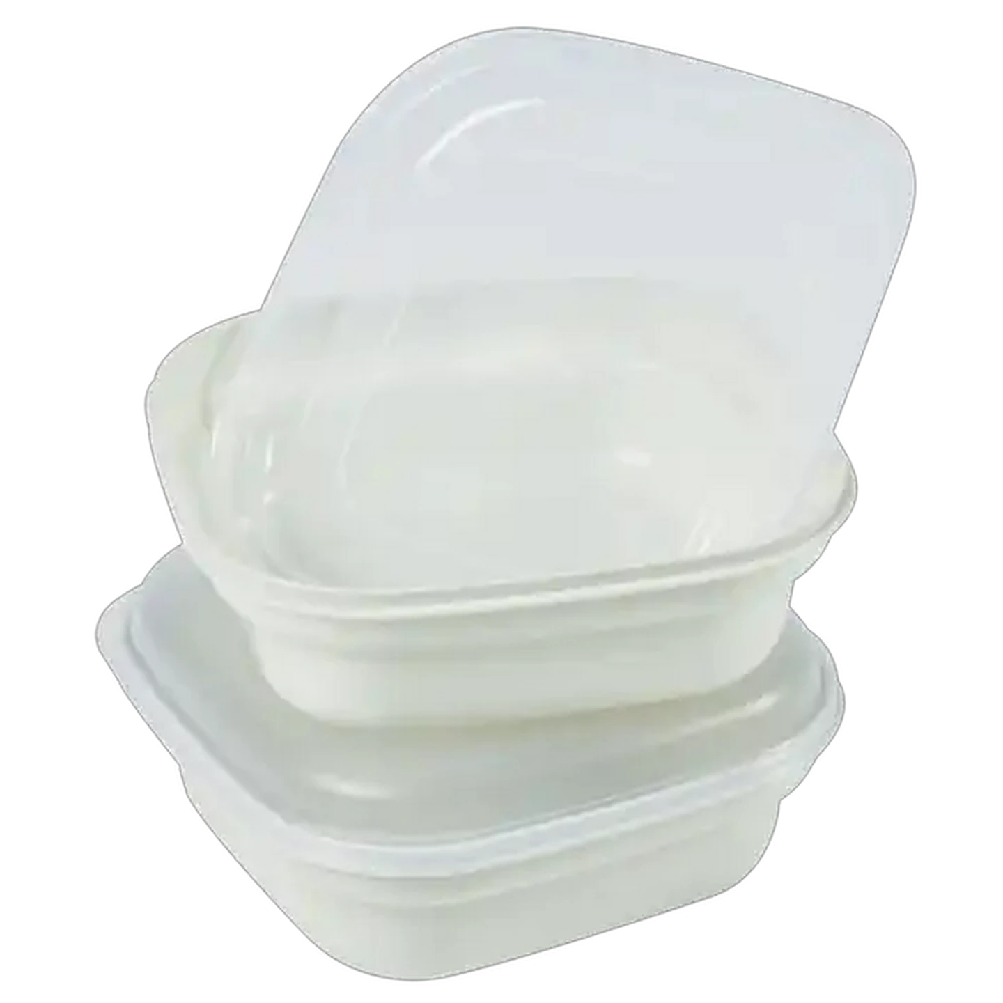 Image of Micropro Square Plastic Food Storage Container Set 2 Piece