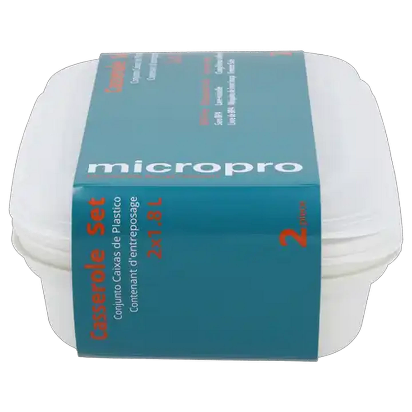 Image of Micropro Rectangular Casserole 1.8L Set
