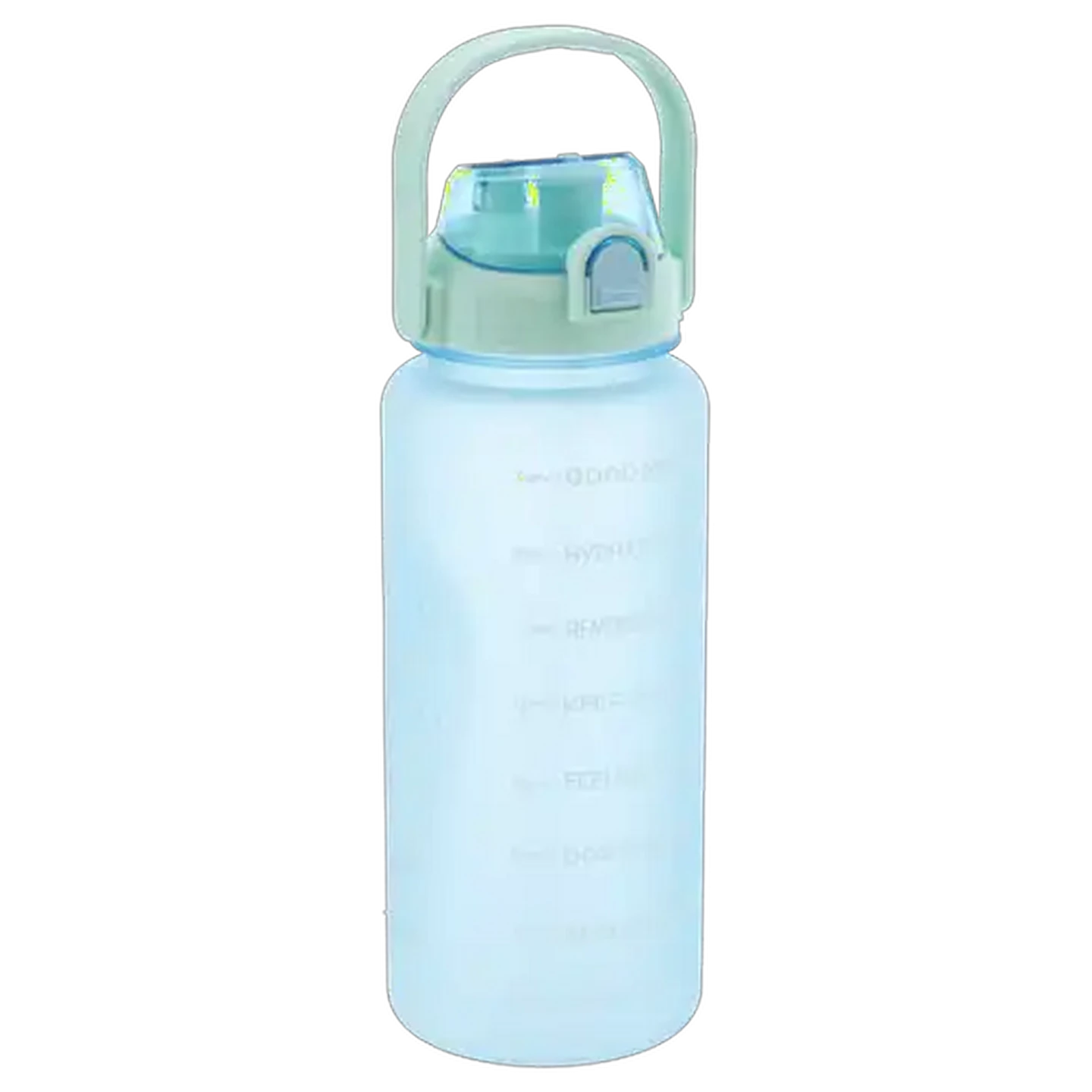Image of Goals PETG Blue Bottle with Straw 2L