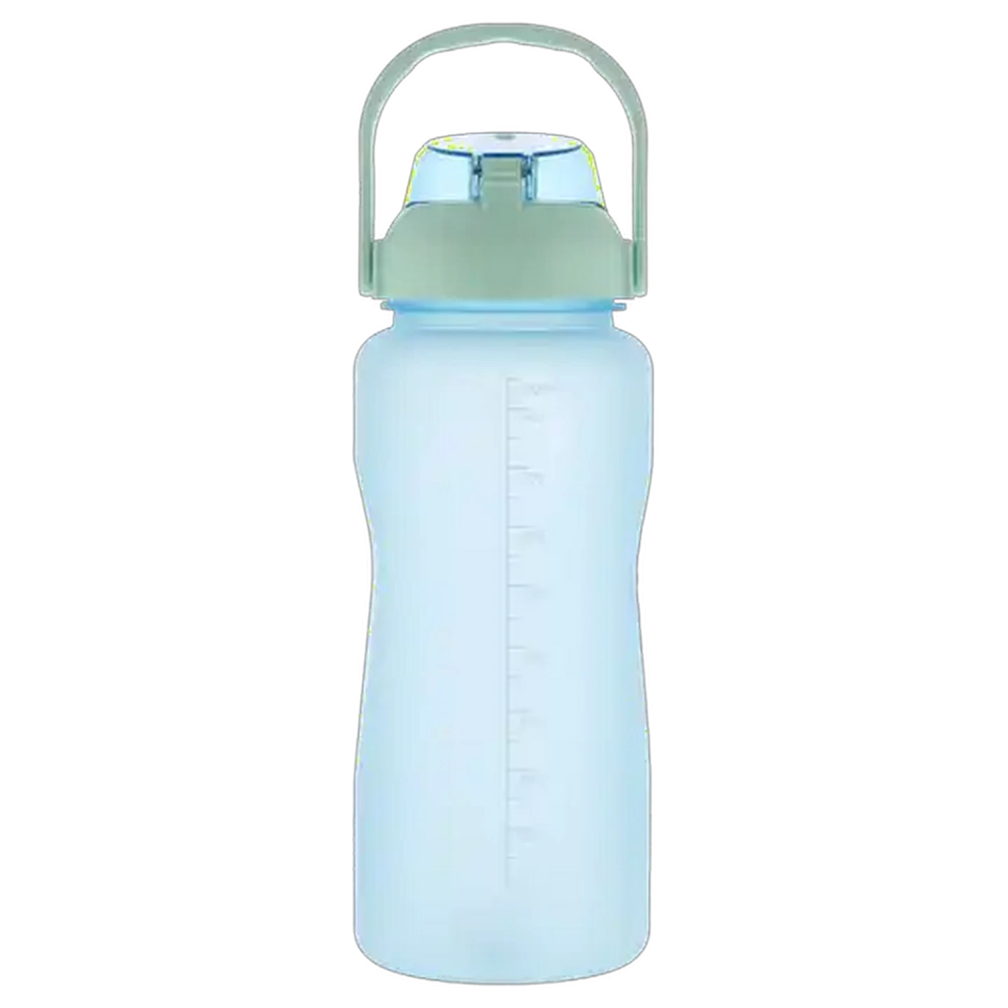 Image of Goals PETG Blue Bottle with Straw 2L