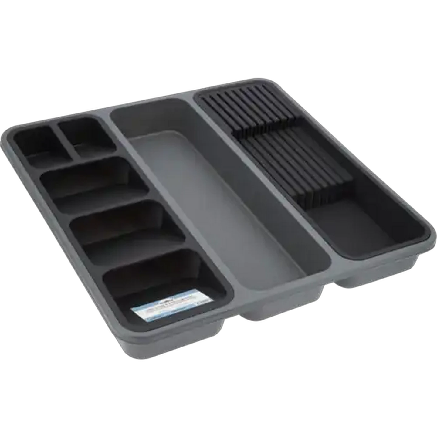 Image of Millor Black & Grey Cutlery Tray & Organiser