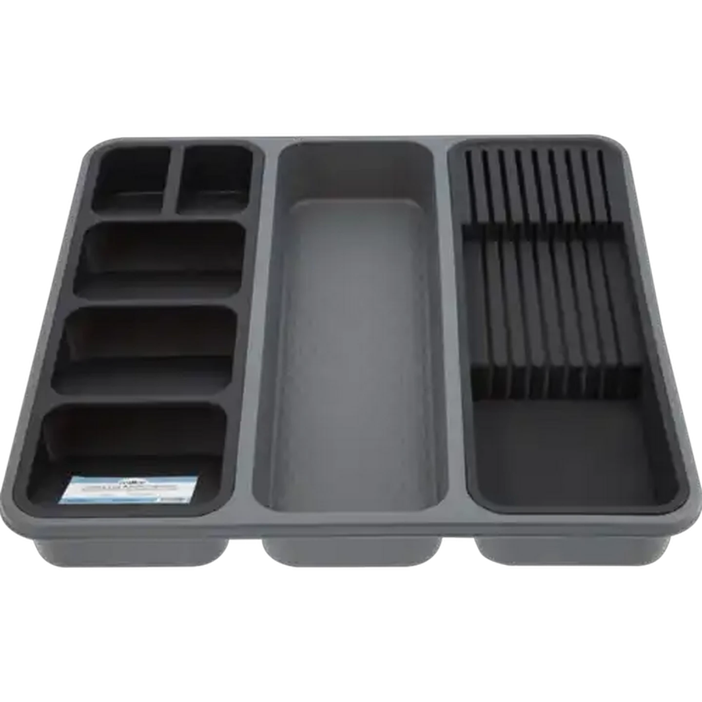 Image of Millor Black & Grey Cutlery Tray & Organiser