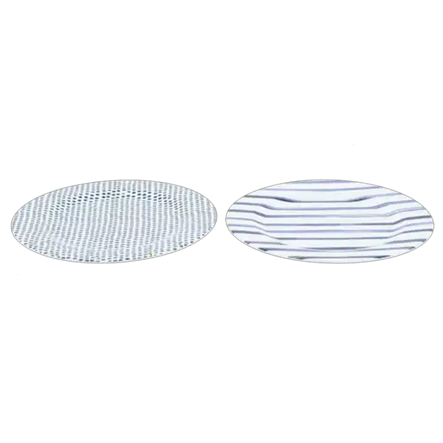 Image of Melamine Mix Beach House Blue Plate