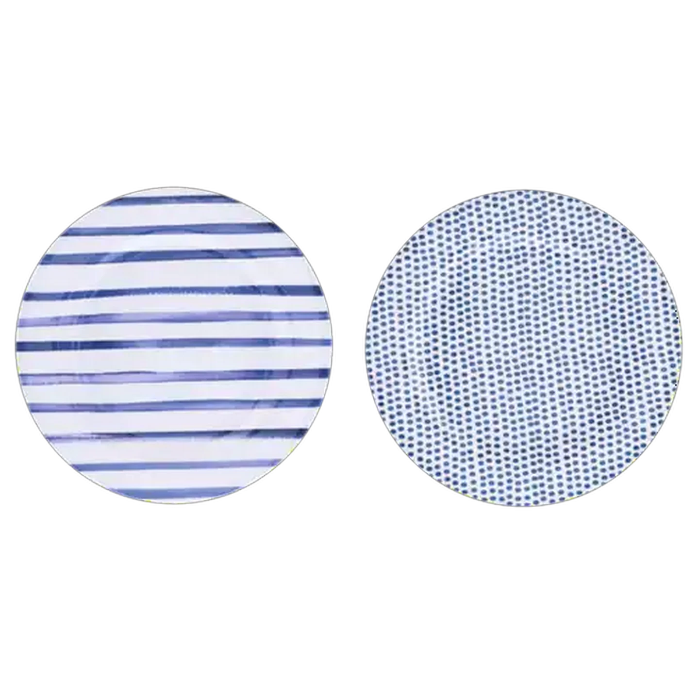 Image of Melamine Mix Beach House Blue Plate