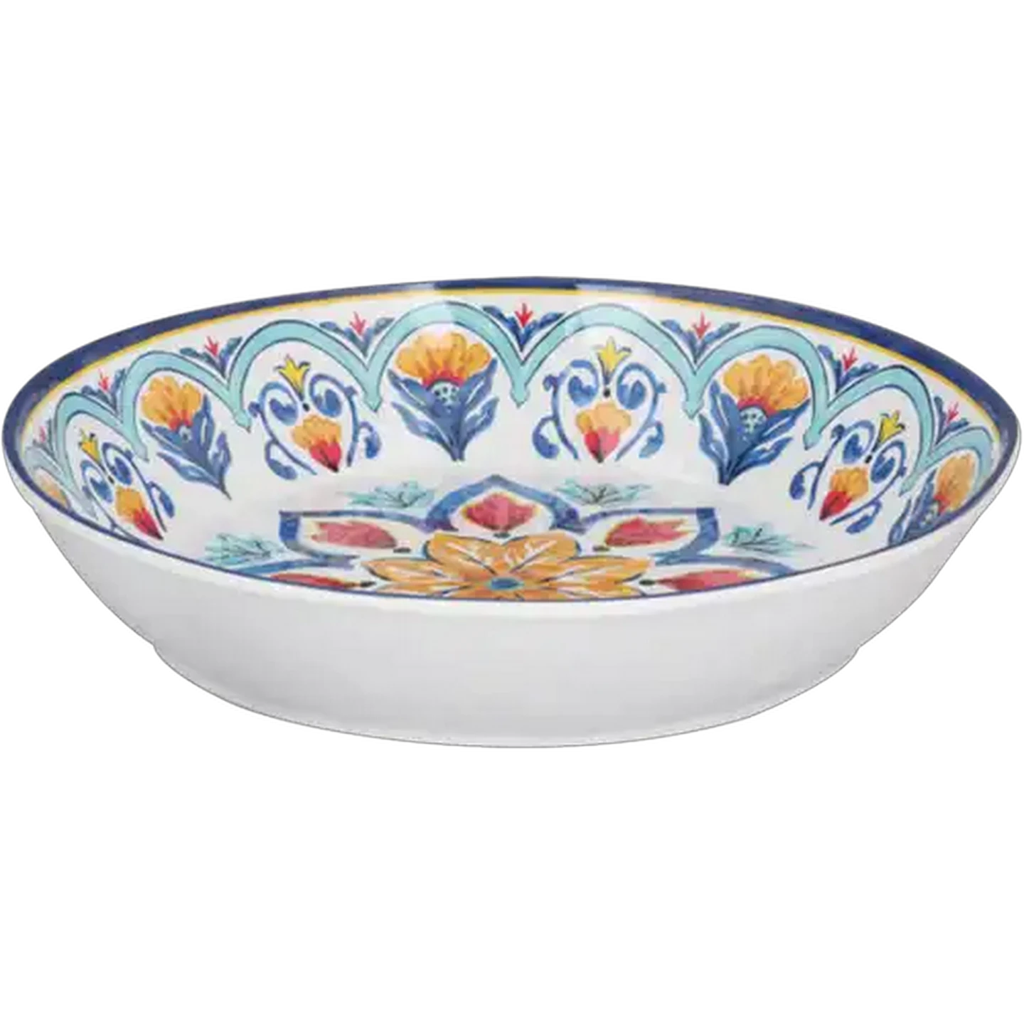 Image of Mediterranean Melamine Round Salad Bowl