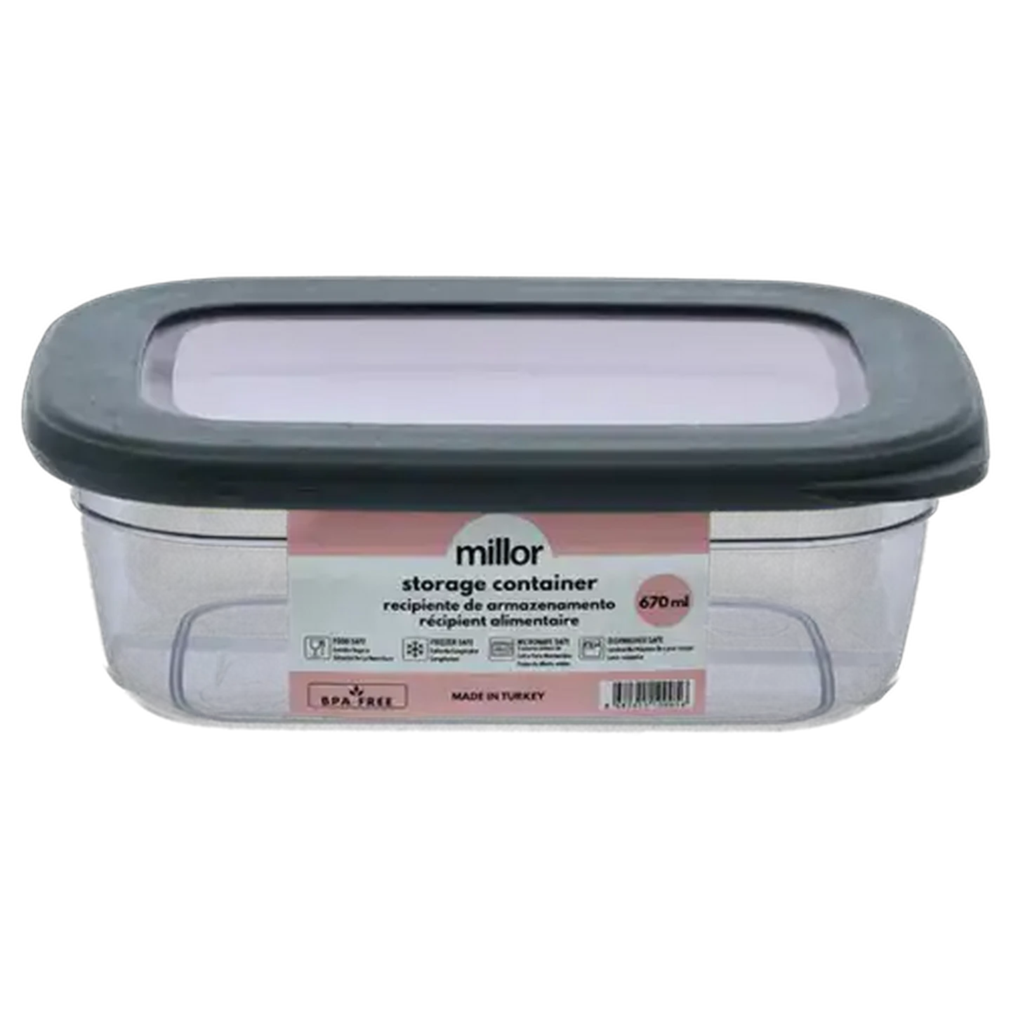 Image of Millor Plastic Container 670ml