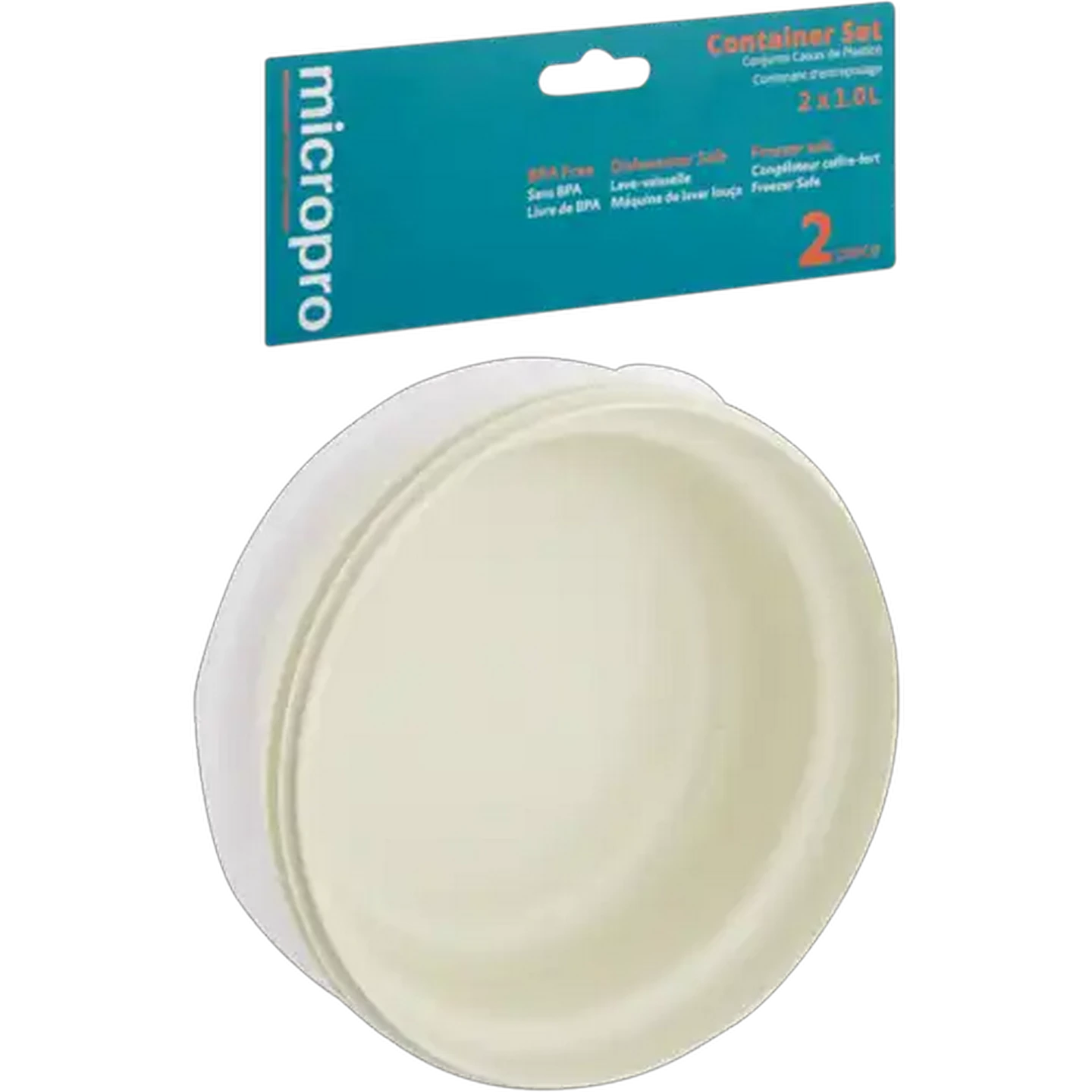 Image of Micropro Round Container Set 2-Pack