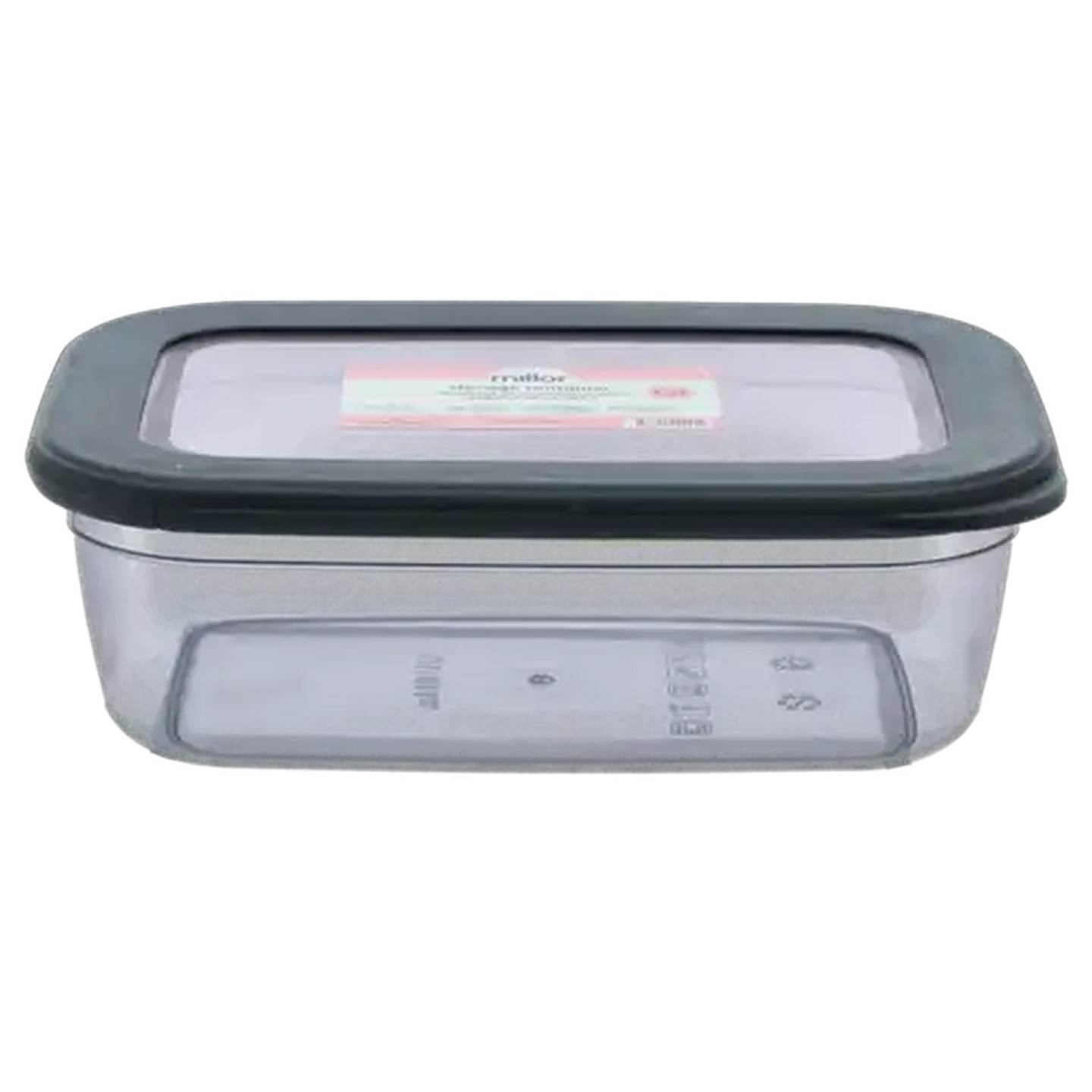 Image of Millor Plastic Rectangular Container 1.2L