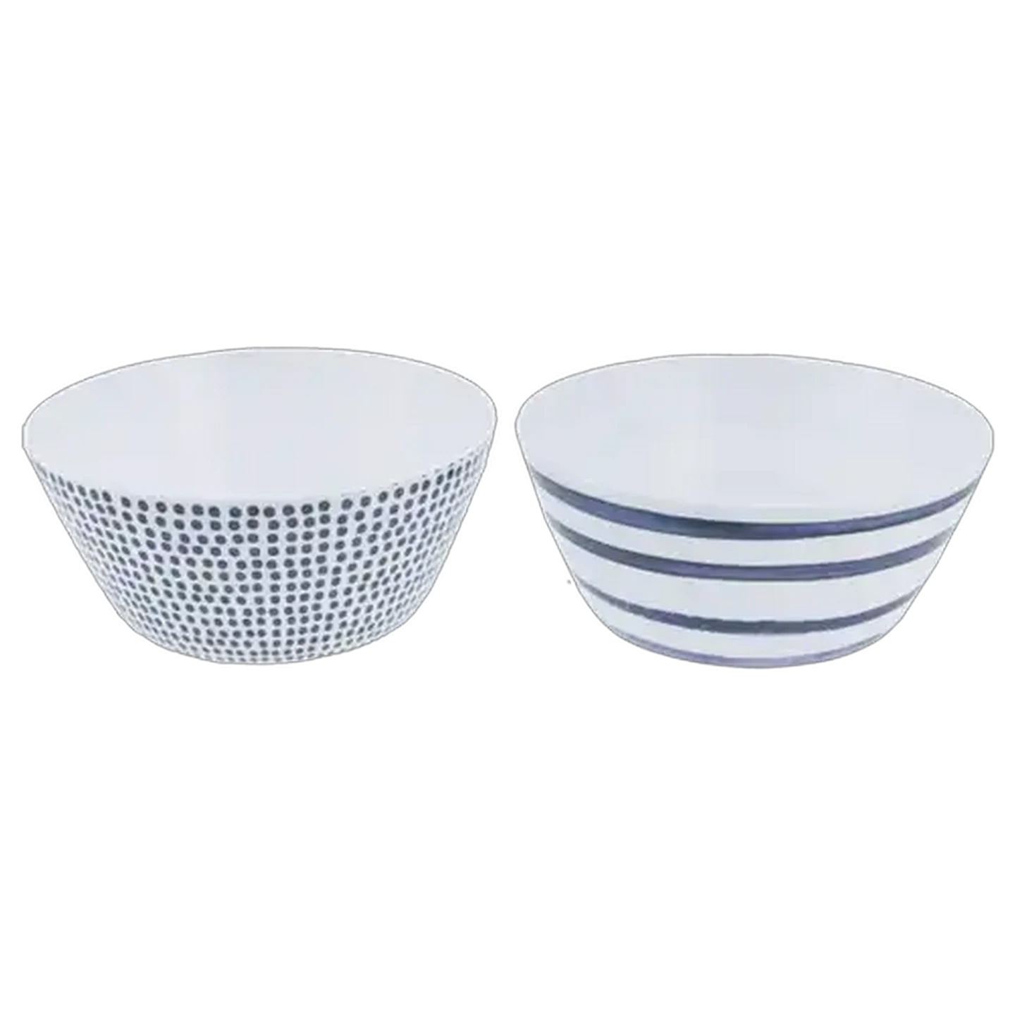 Image of Melamine Mix Beach House Blue Salad Bowl