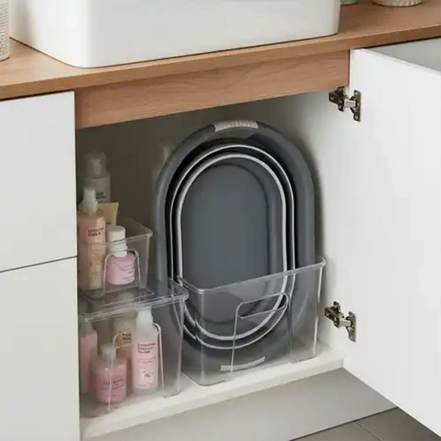 Image of Hobby Life Grey Collapsible Basin 38L