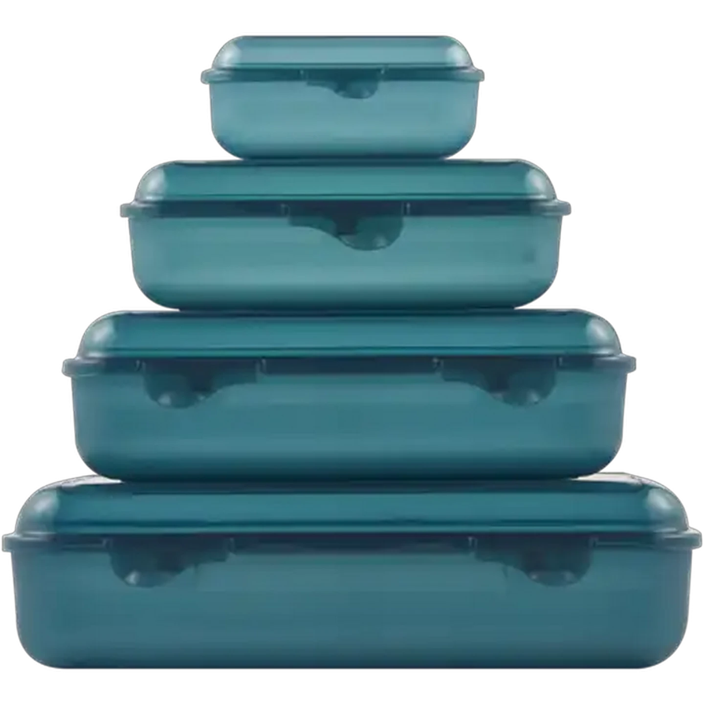 Image of Hyper Value Green Lunch Box Set 4 Piece