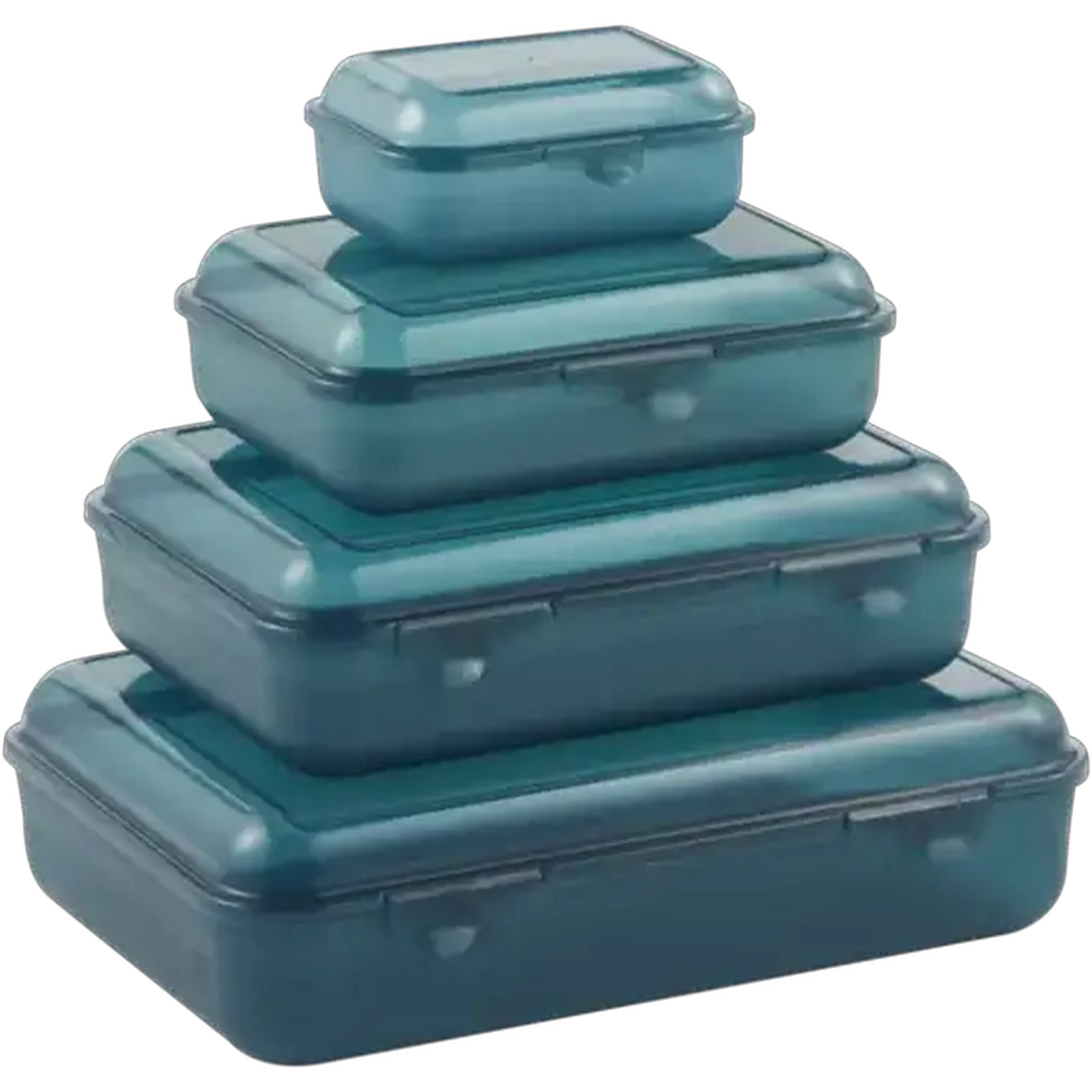 Image of Hyper Value Green Lunch Box Set 4 Piece