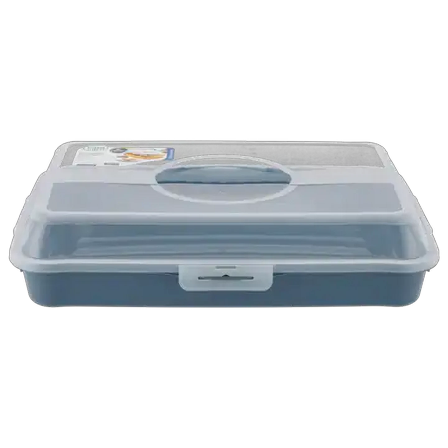 Image of Hobby Life Turquoise Rectangular With Handle Carry Box