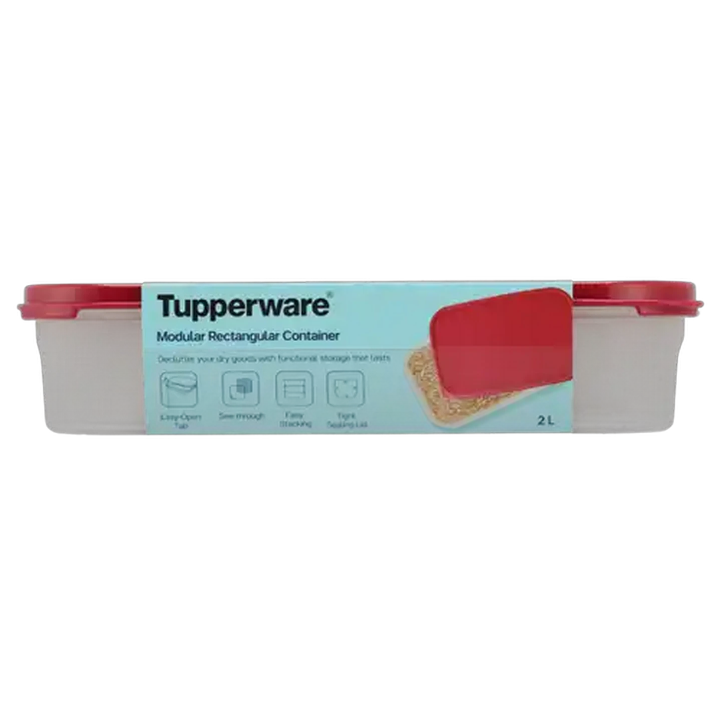 Image of Tupperware Modular Rectangle Container 2L