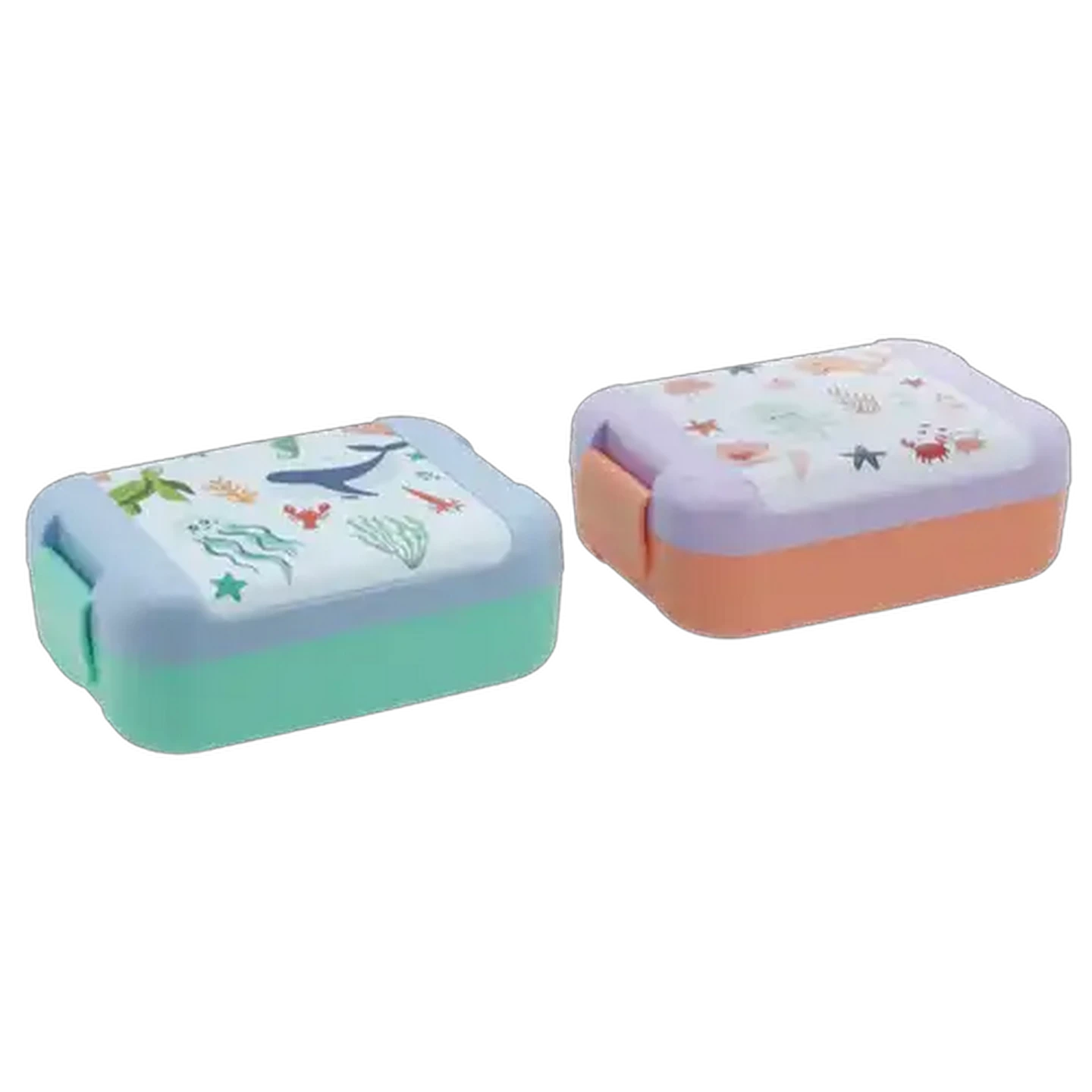 Image of Animals with Clip Lunch Box 550ml (Design May Vary)