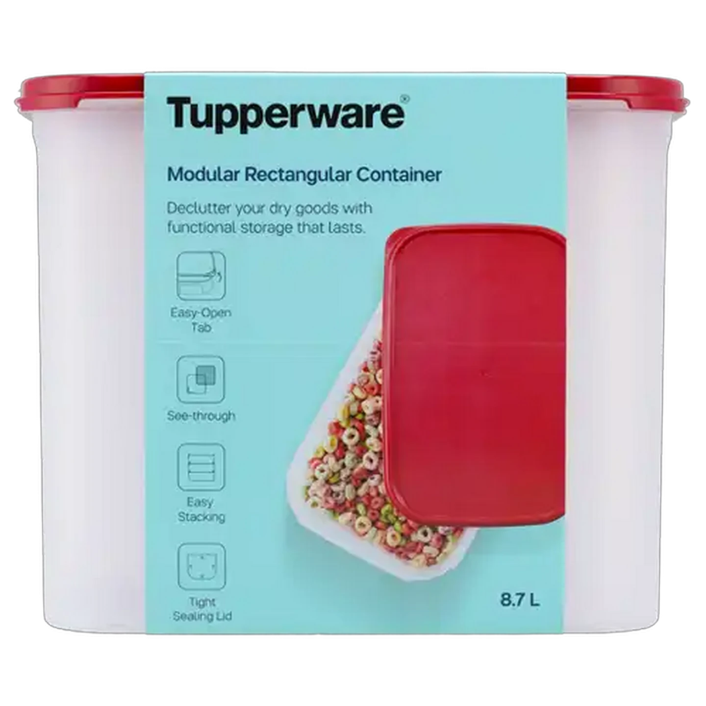 Image of Tupperware Modular Rectangular Container 8.7L