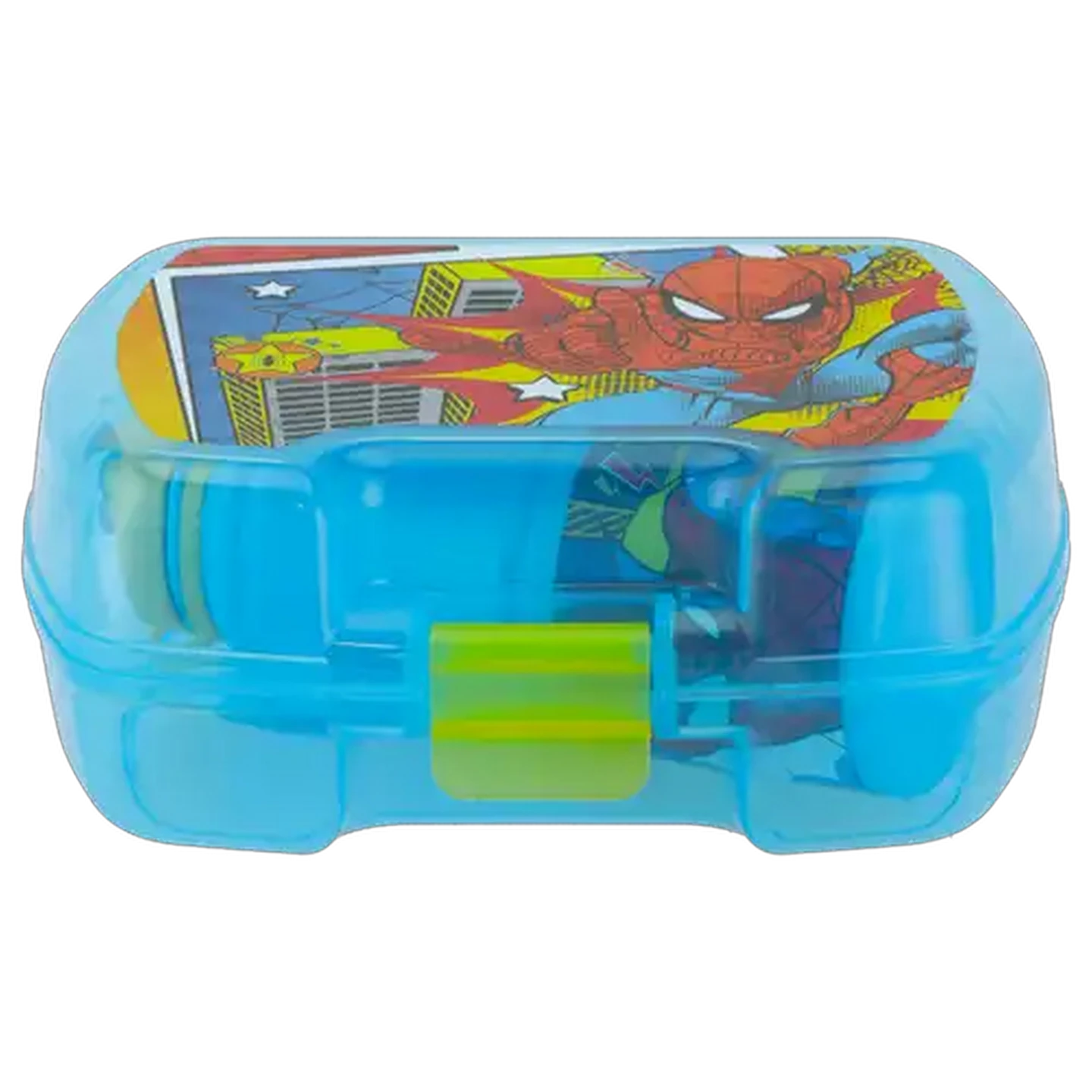 Image of Spider-Man Grid Lunch Box & Bottle Set 2 Piece