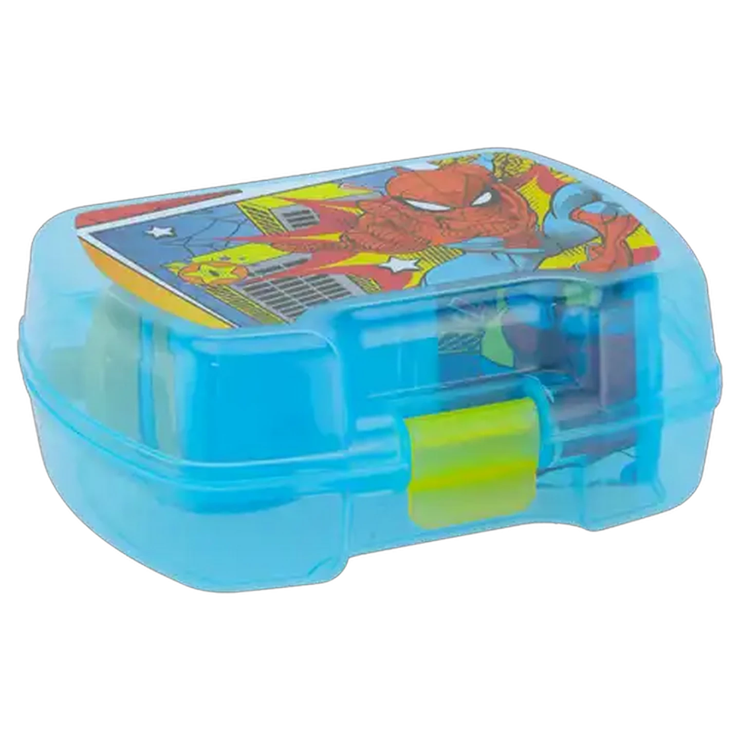 Image of Spider-Man Grid Lunch Box & Bottle Set 2 Piece