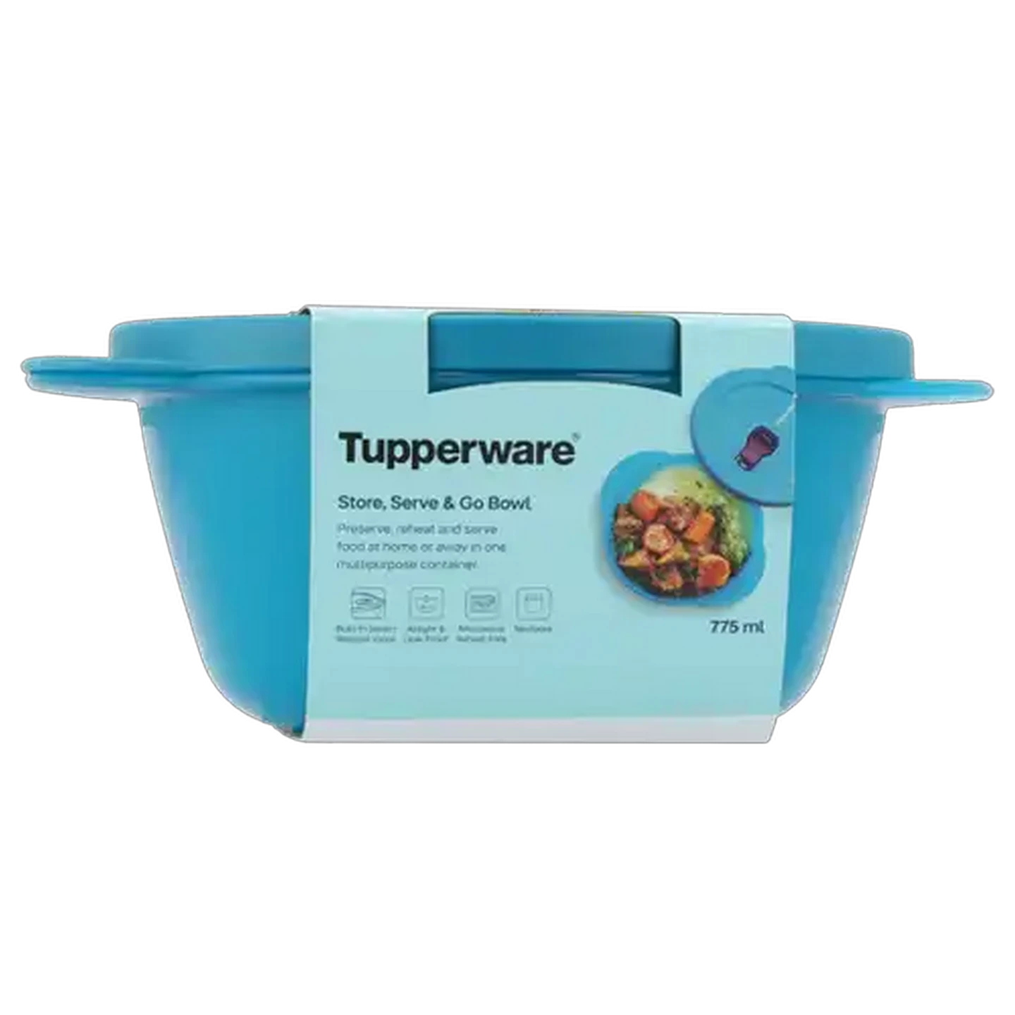 Image of Tupperware Blue Store, Serve & Go Container 800ml
