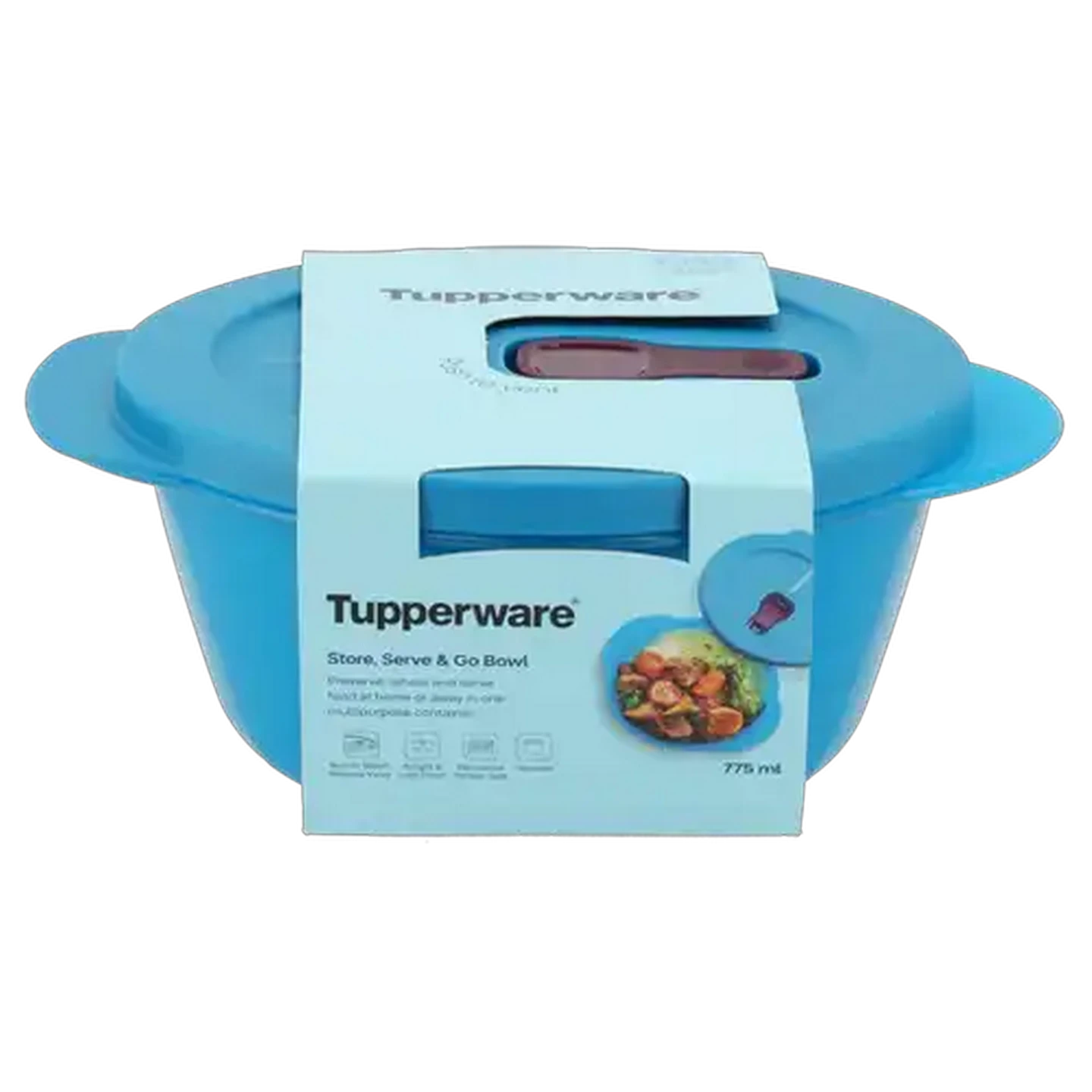 Image of Tupperware Blue Store, Serve & Go Container 800ml