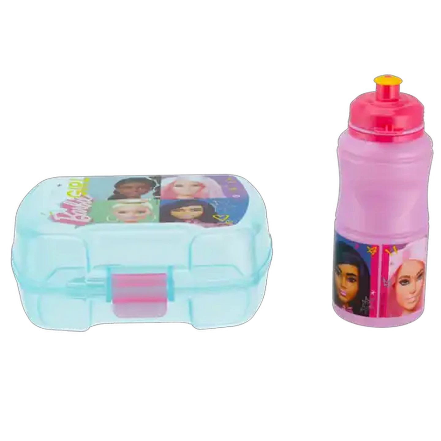 Image of Barbie Pastel Lunch Box & Bottle Set 2 Piece