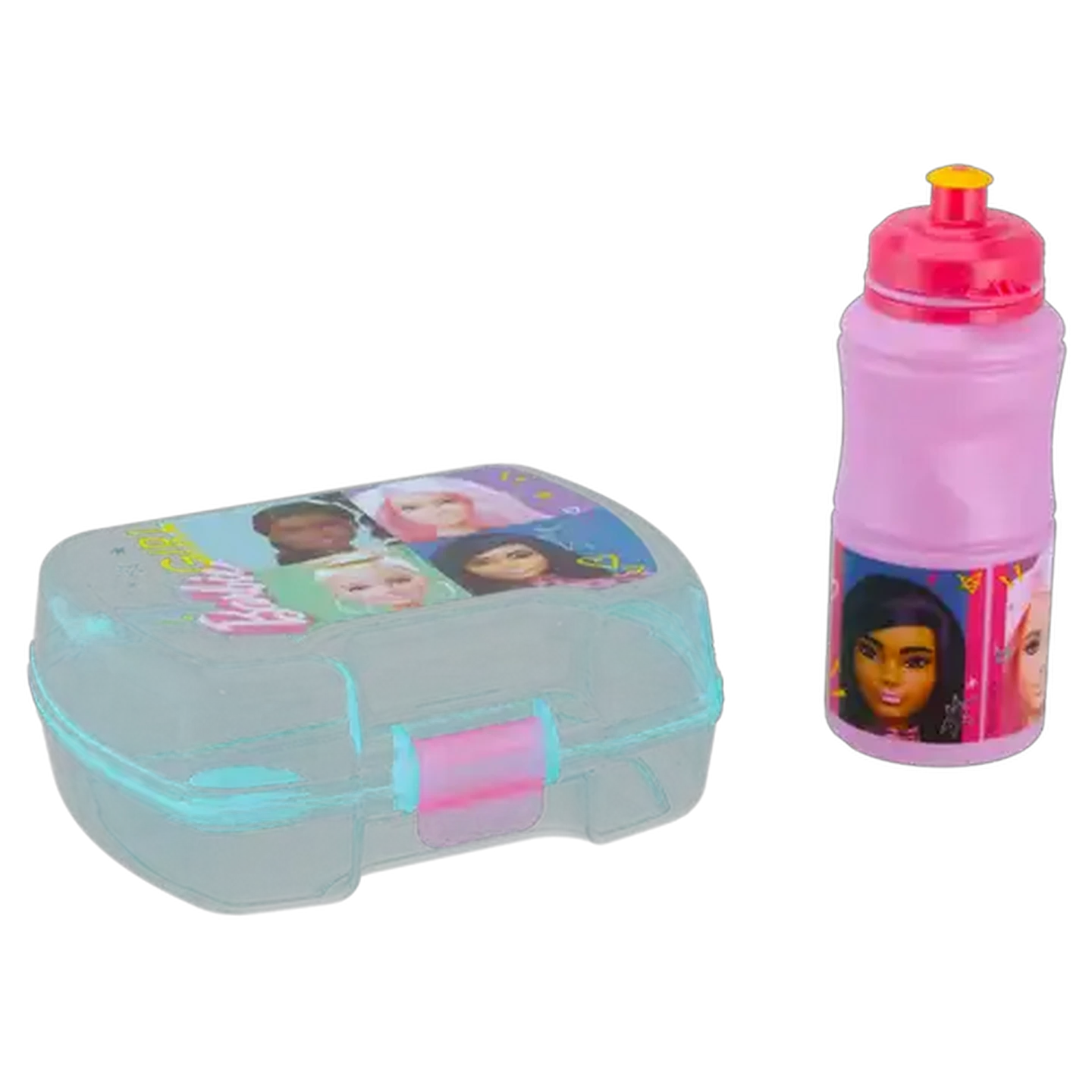 Image of Barbie Pastel Lunch Box & Bottle Set 2 Piece