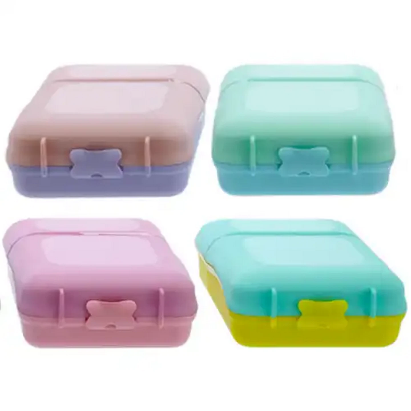 Image of Gelato 2 Compartment Lunch Box 1.5L (Colour May Vary)
