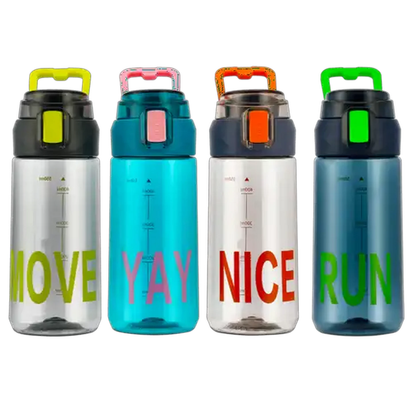 Image of Printed Polyethylene Water Bottle 550ml (Print May Vary)