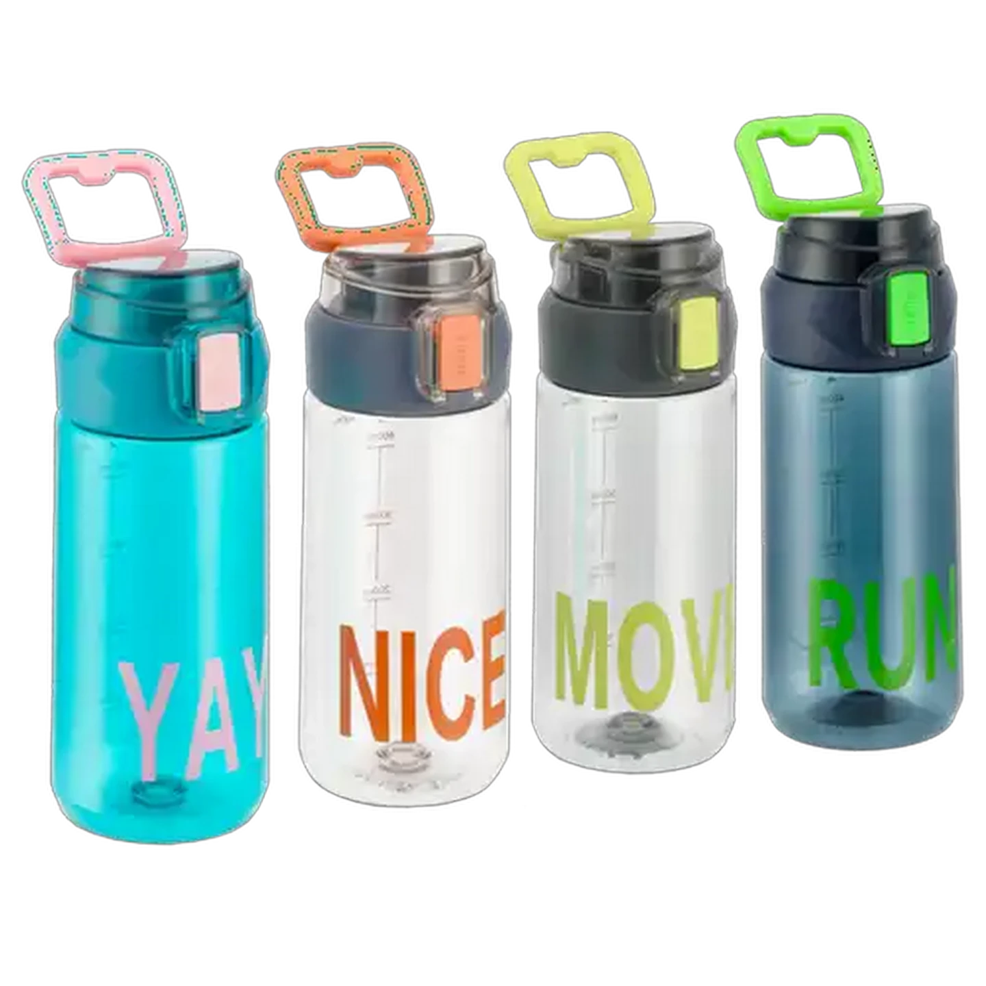 Image of Printed Polyethylene Water Bottle 550ml (Print May Vary)