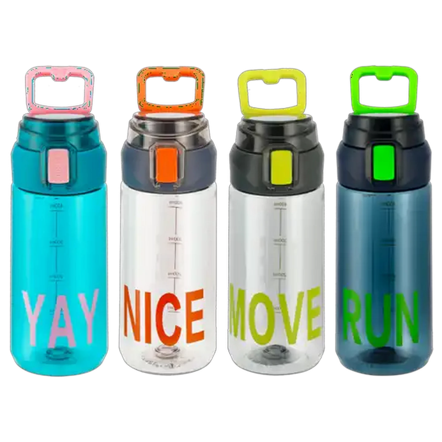 Image of Printed Polyethylene Water Bottle 550ml (Print May Vary)