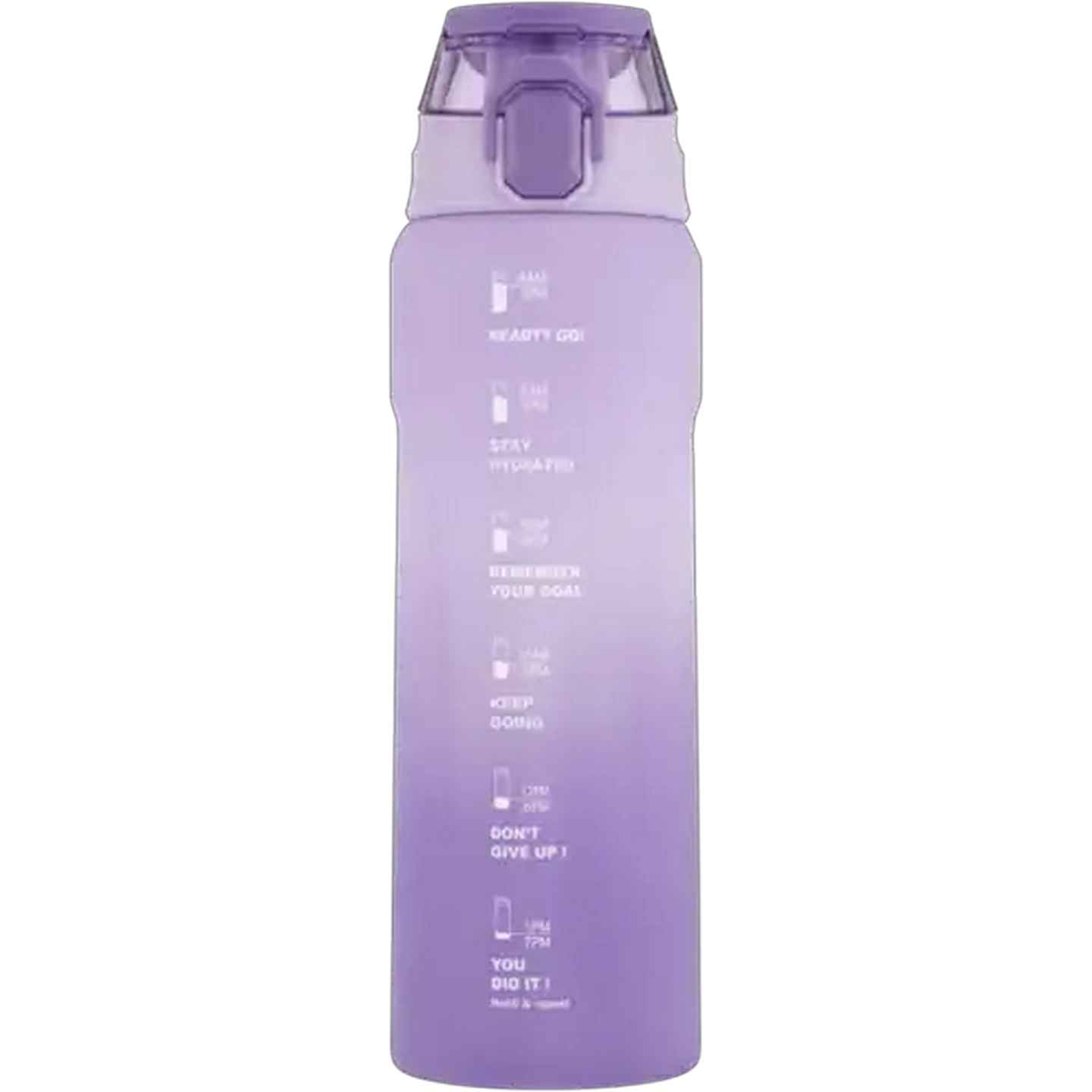 Image of Neon Plastic Polyethylene Goals Water Bottle 1L (Colour May Vary)