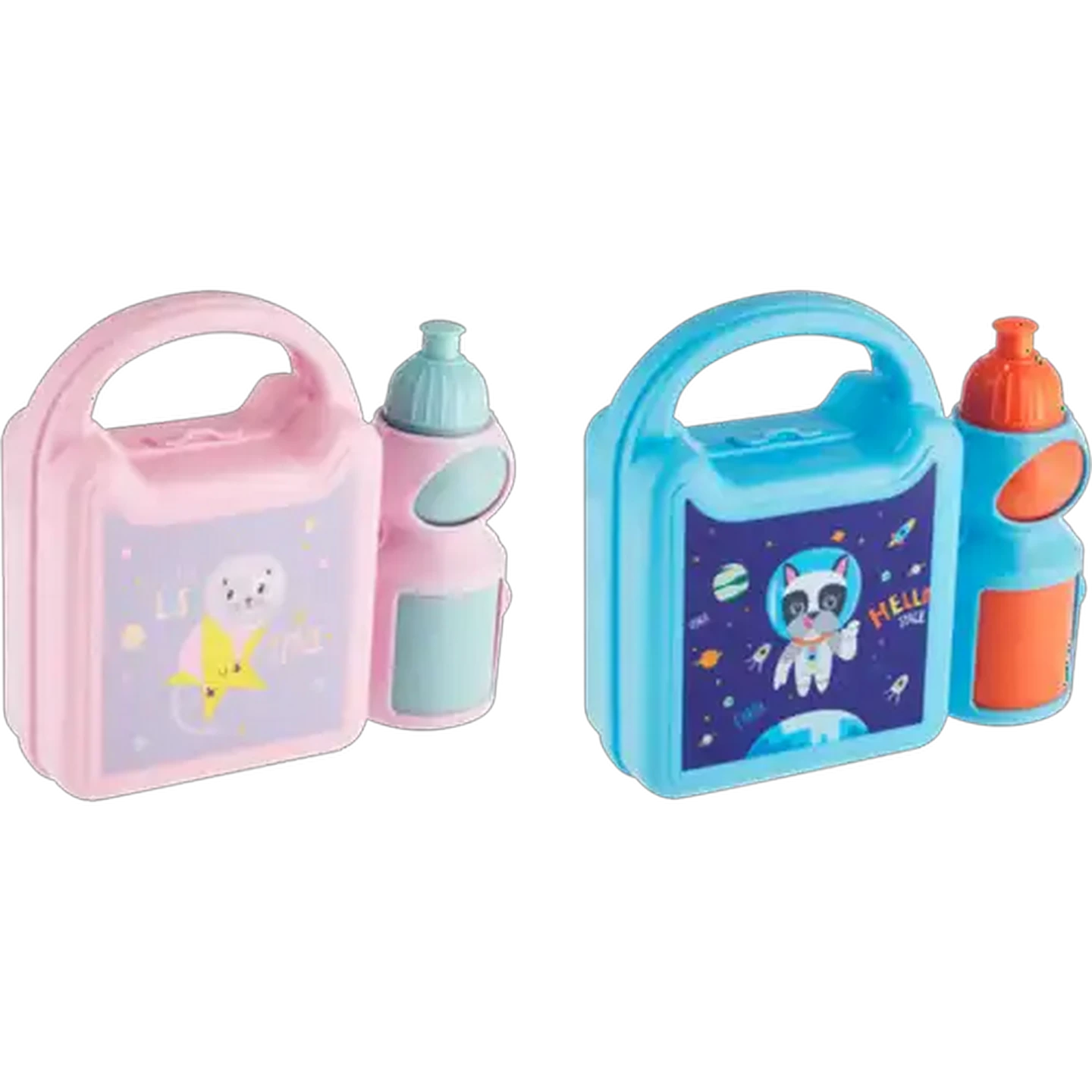 Image of Space Theme Kids Lunch Box & Bottle Set (Design May Vary)