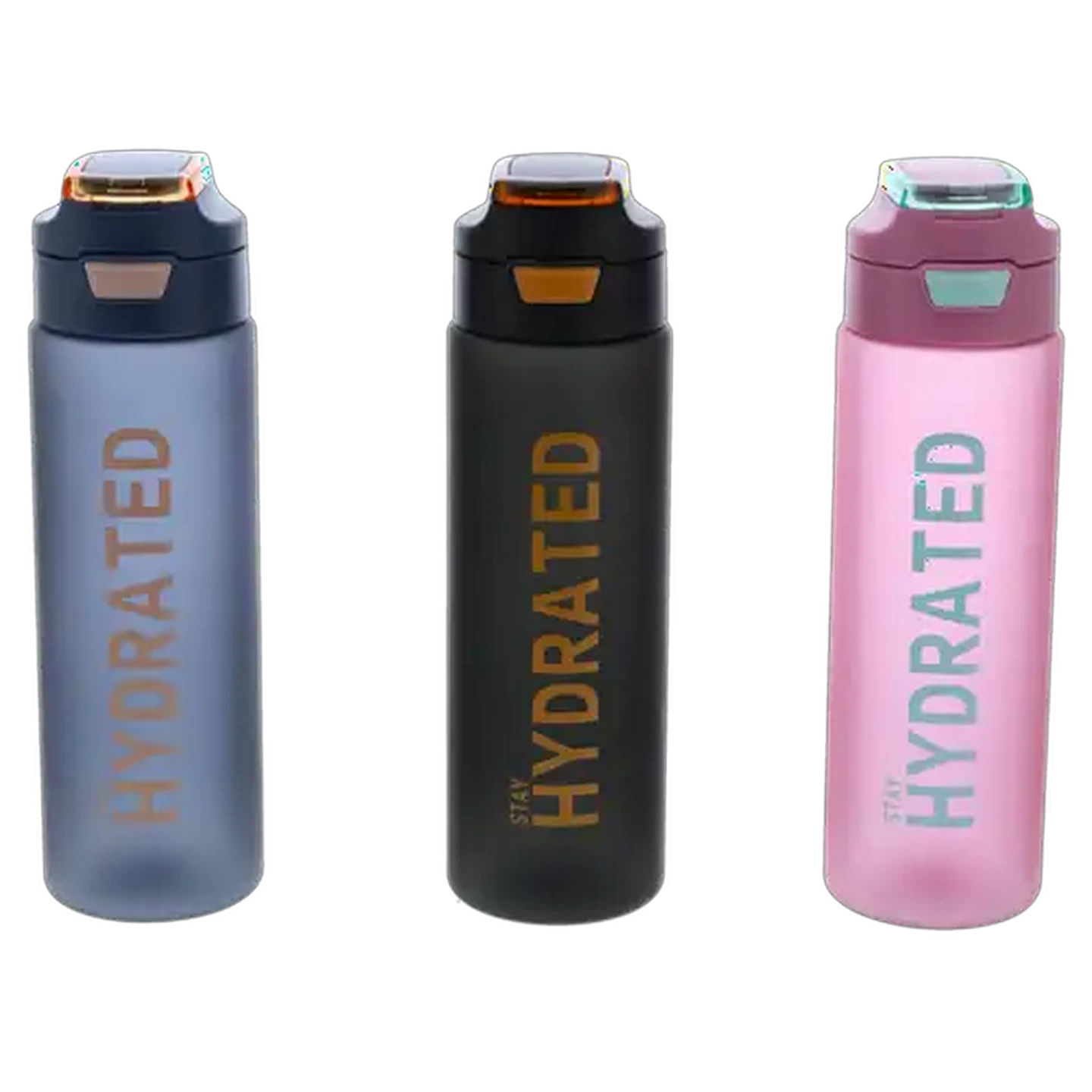 Image of Hydrated Plastic Water Bottle 1L (Colour May Vary)