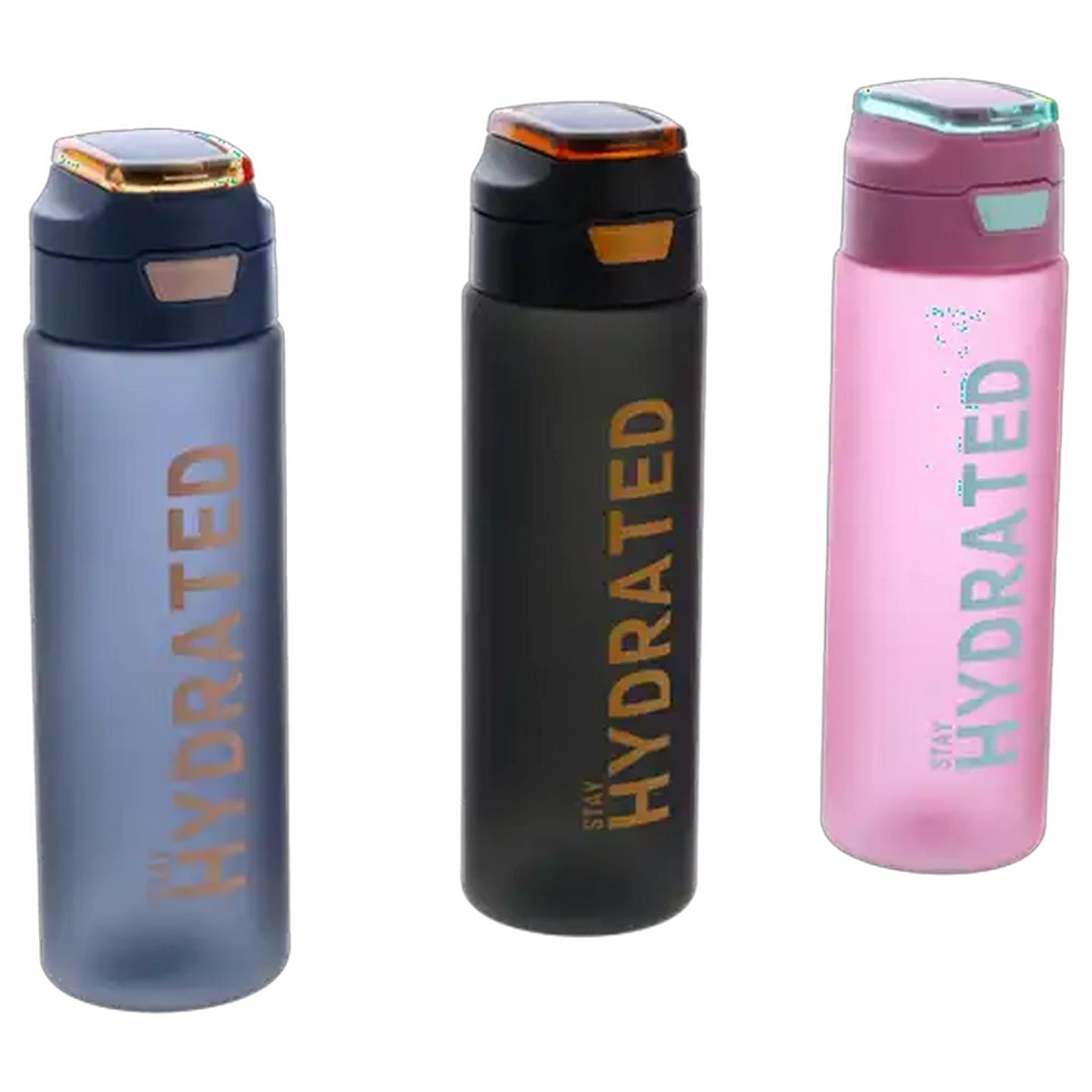 Image of Hydrated Plastic Water Bottle 1L (Colour May Vary)