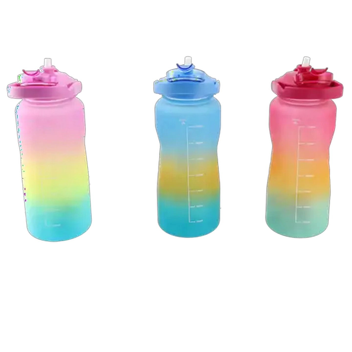 Image of Plastic Water Bottle with Goals 2L (Colour May Vary)