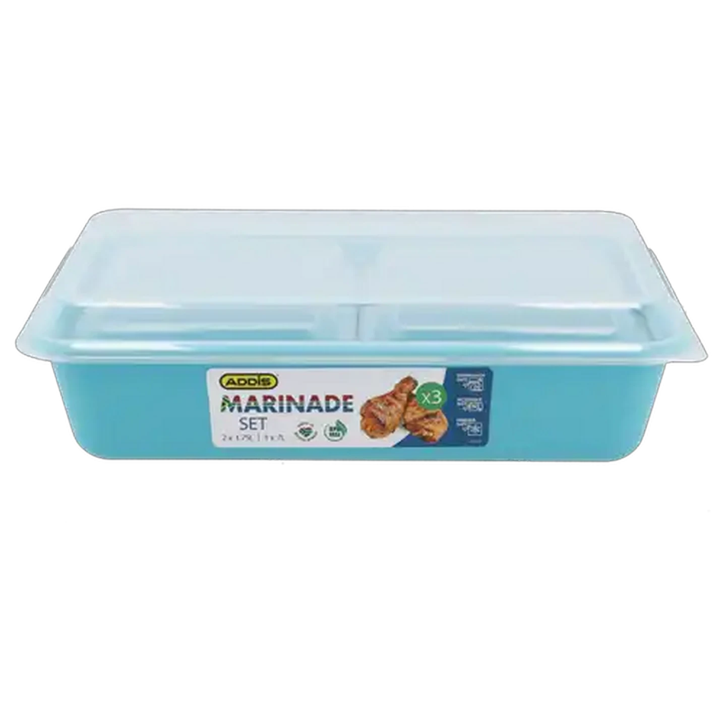 Image of ADDIS Marinade Container Set 3 Piece