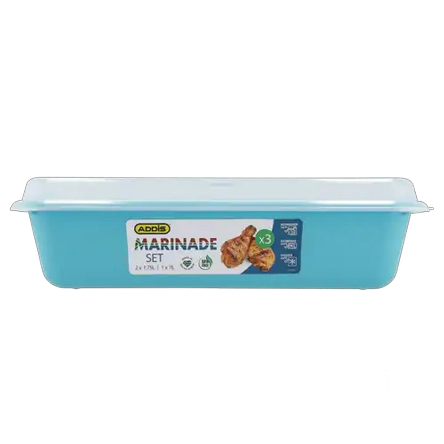 Image of ADDIS Marinade Container Set 3 Piece