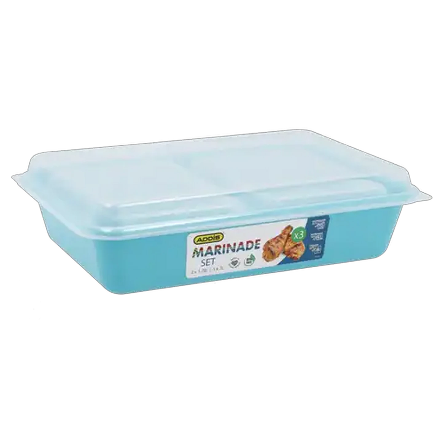 Image of ADDIS Marinade Container Set 3 Piece
