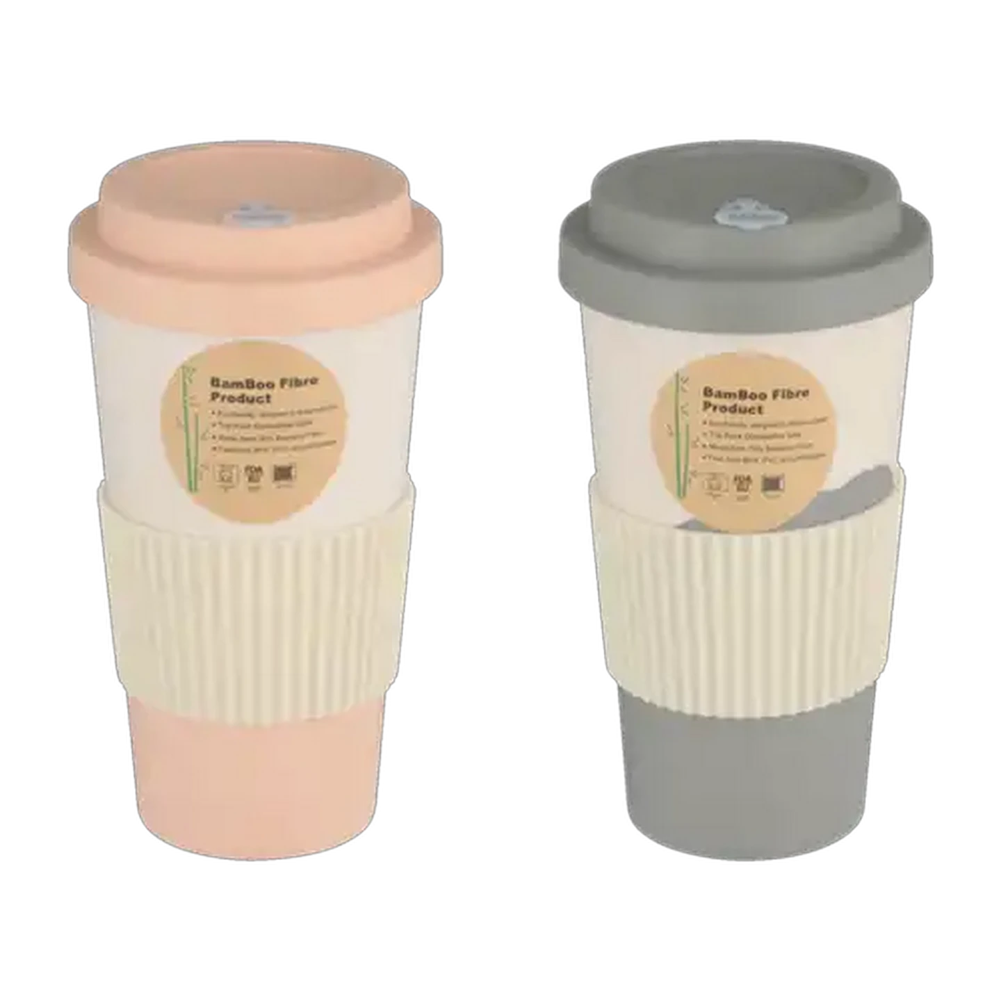 Image of Bamboo Fibre Sandy Coffee Mug 600ml (Colour May Vary)