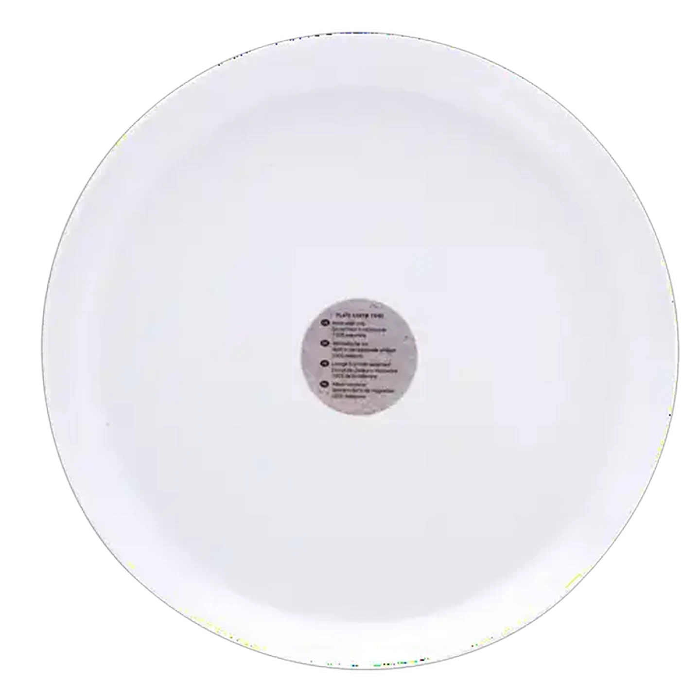 Image of Earth Tone Beige Melamine Dinner Plate