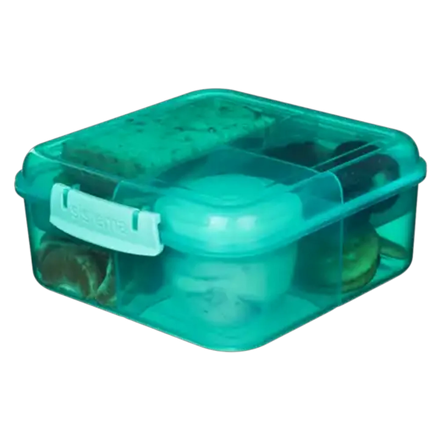 Image of Sistema Lunch Teal Bento Cube 1.25L